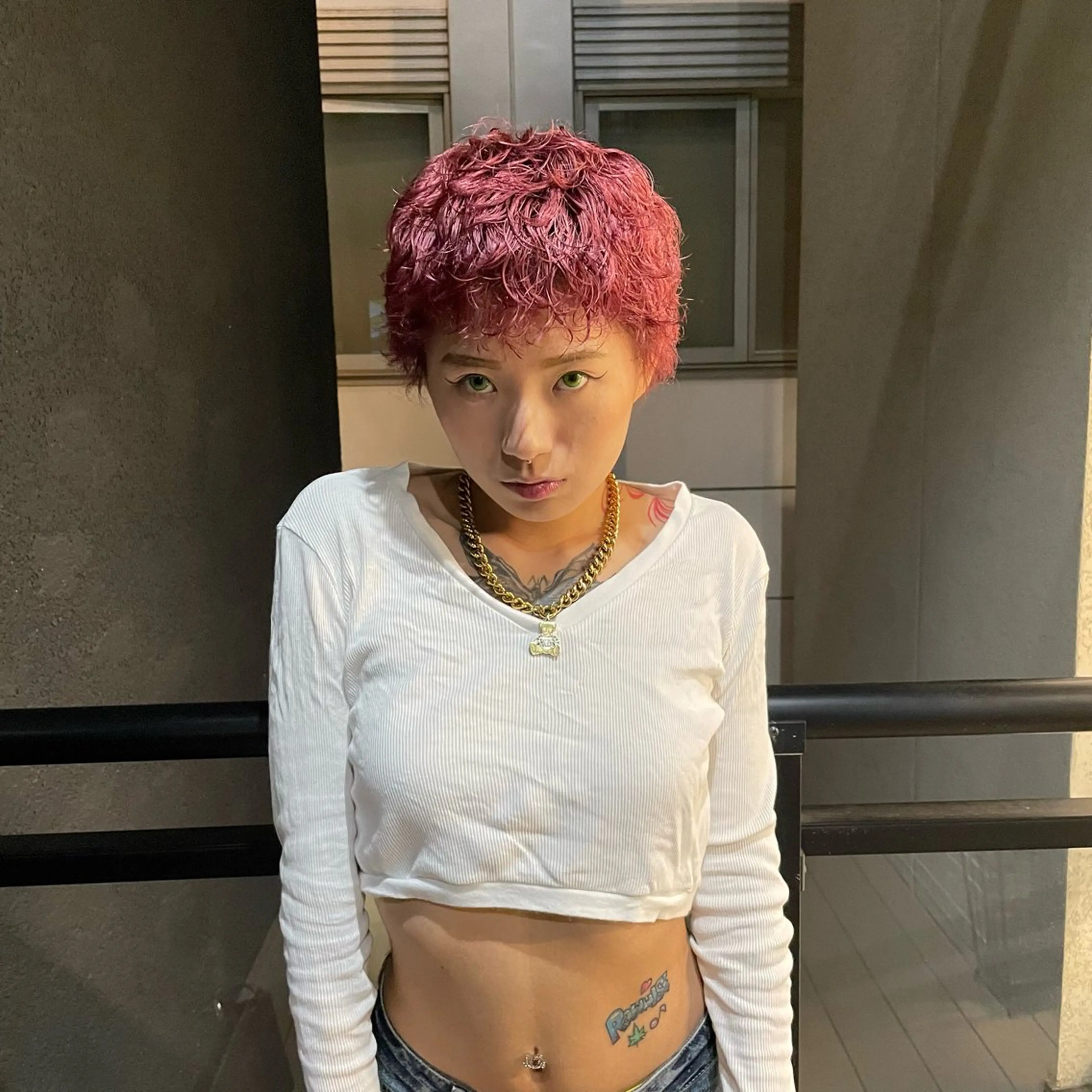 ショート カラー ヘアカラー ハイトーン/ボブ /HBL/AYUNAのヘアスタイル