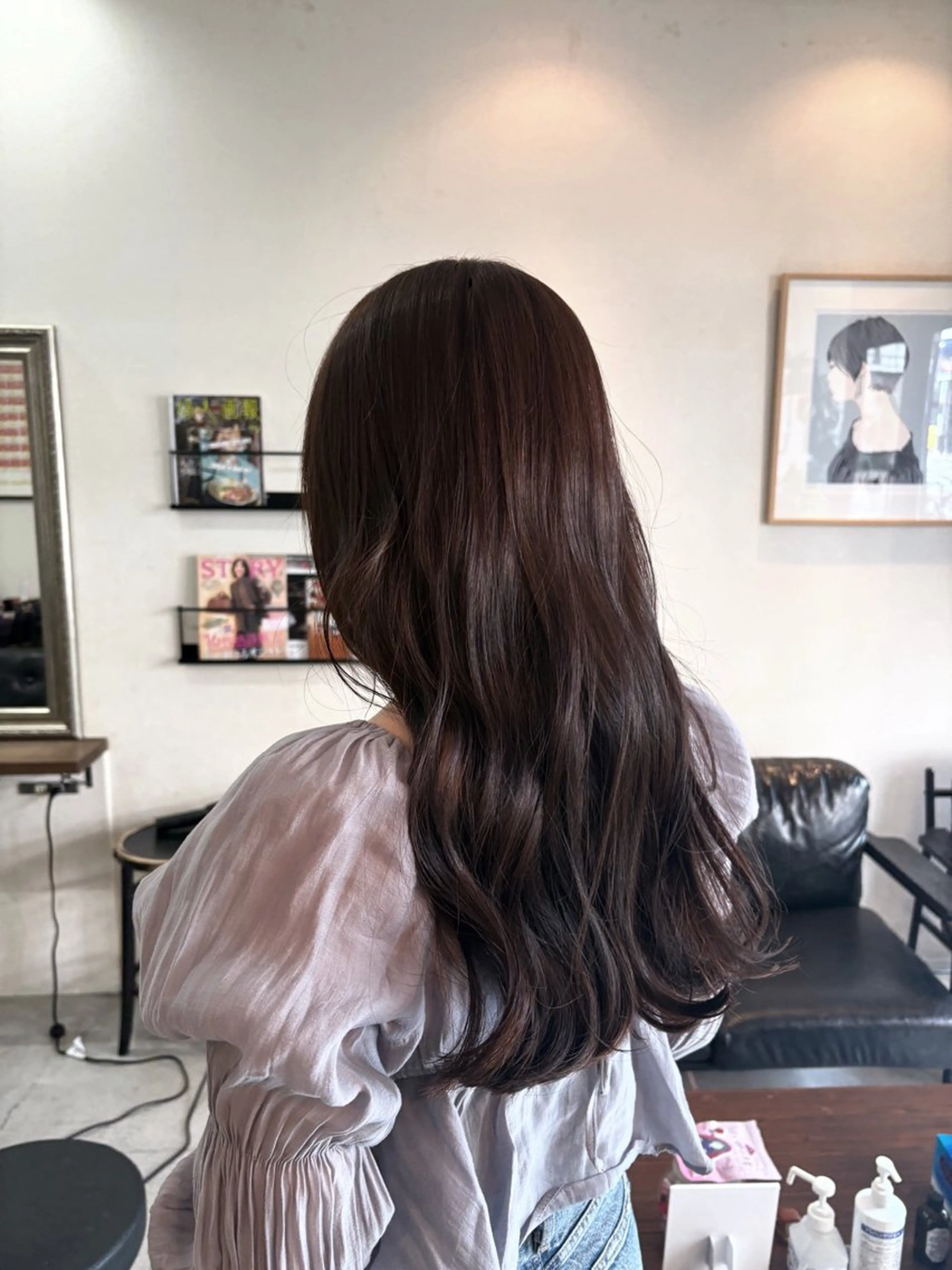 ロング カラー カット ヘアカラー アンダルーサ ヘア デザイン所属・みやもと こゆきのヘアスタイル