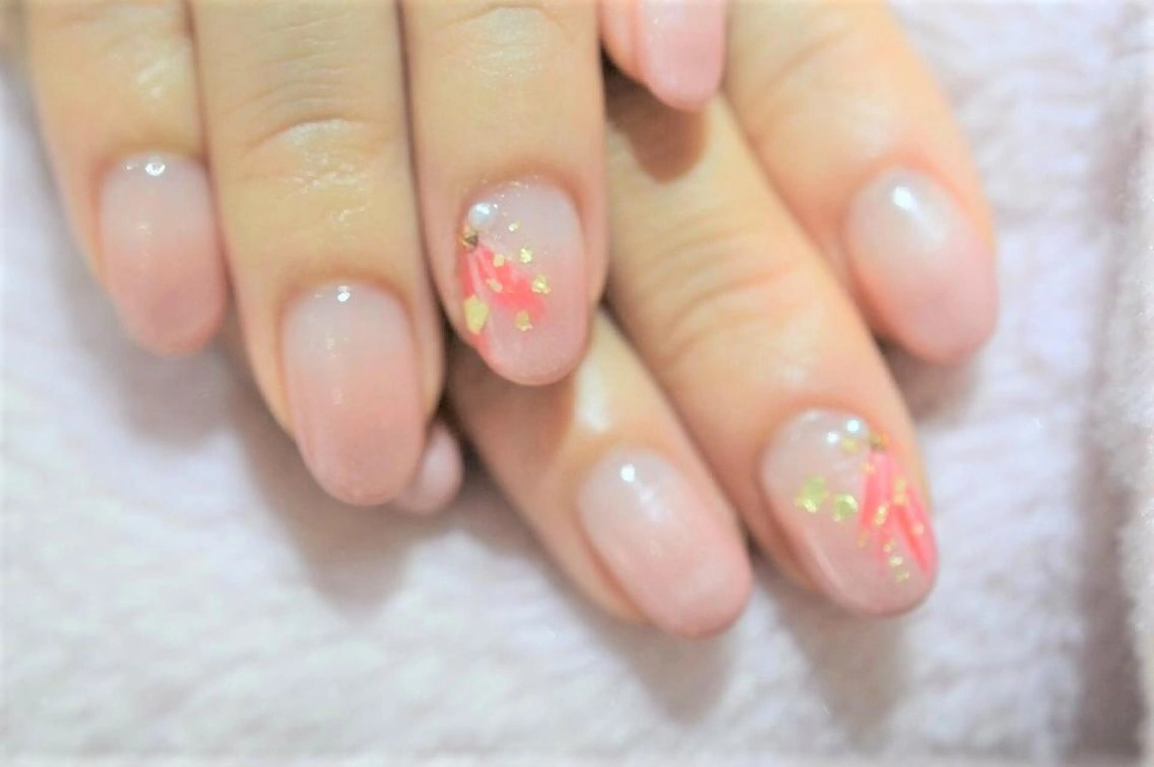 ネイル アートネイル ジェルネイル パラジェル nail Haniel所属・半蔵門サロンハニエル 魅神 ちよのネイルデザイン
