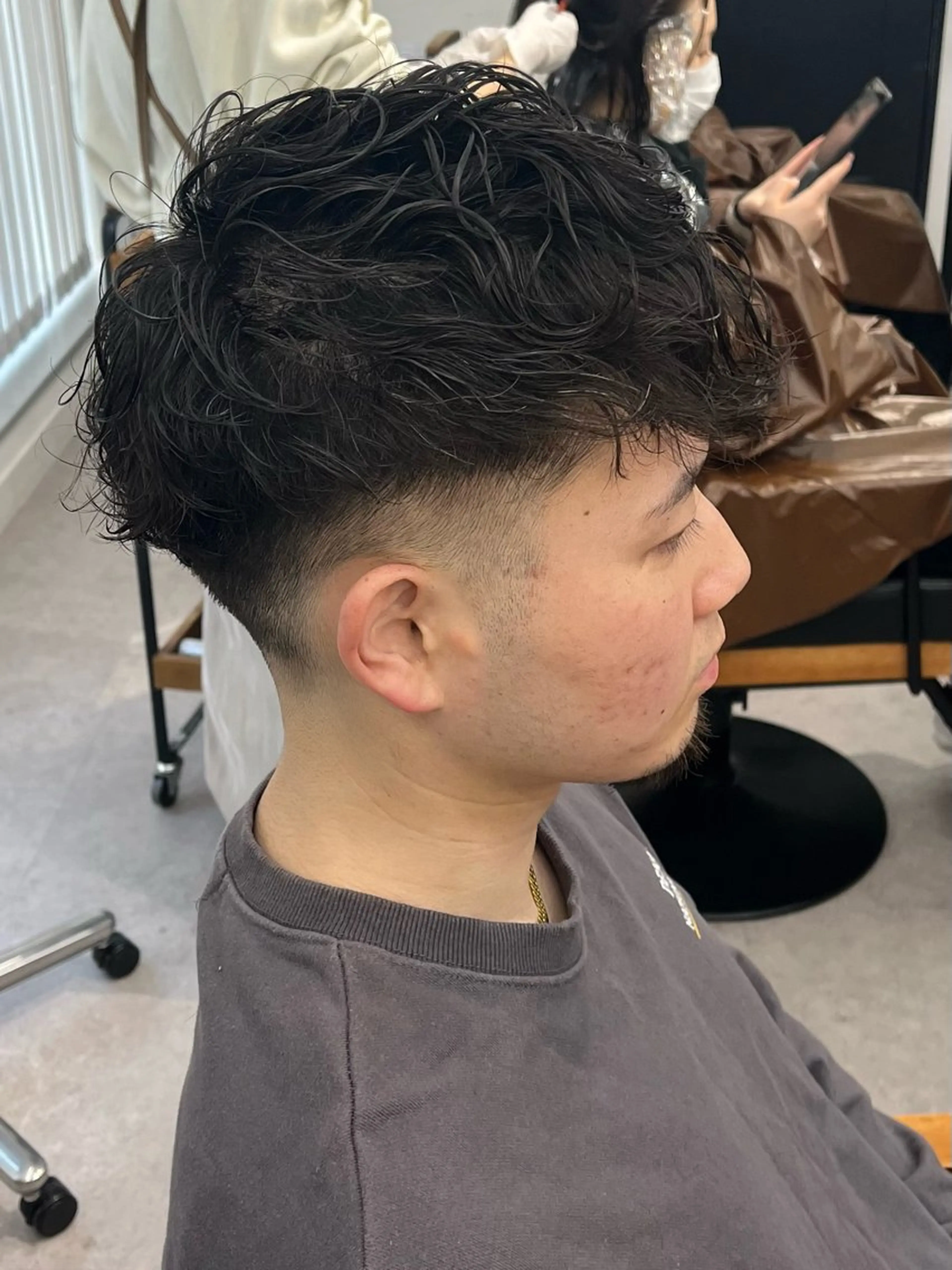 パーマ メンズ カット パーマ ✨ご新規様予約限定 メンズ特化アリサ✨のヘアスタイル
