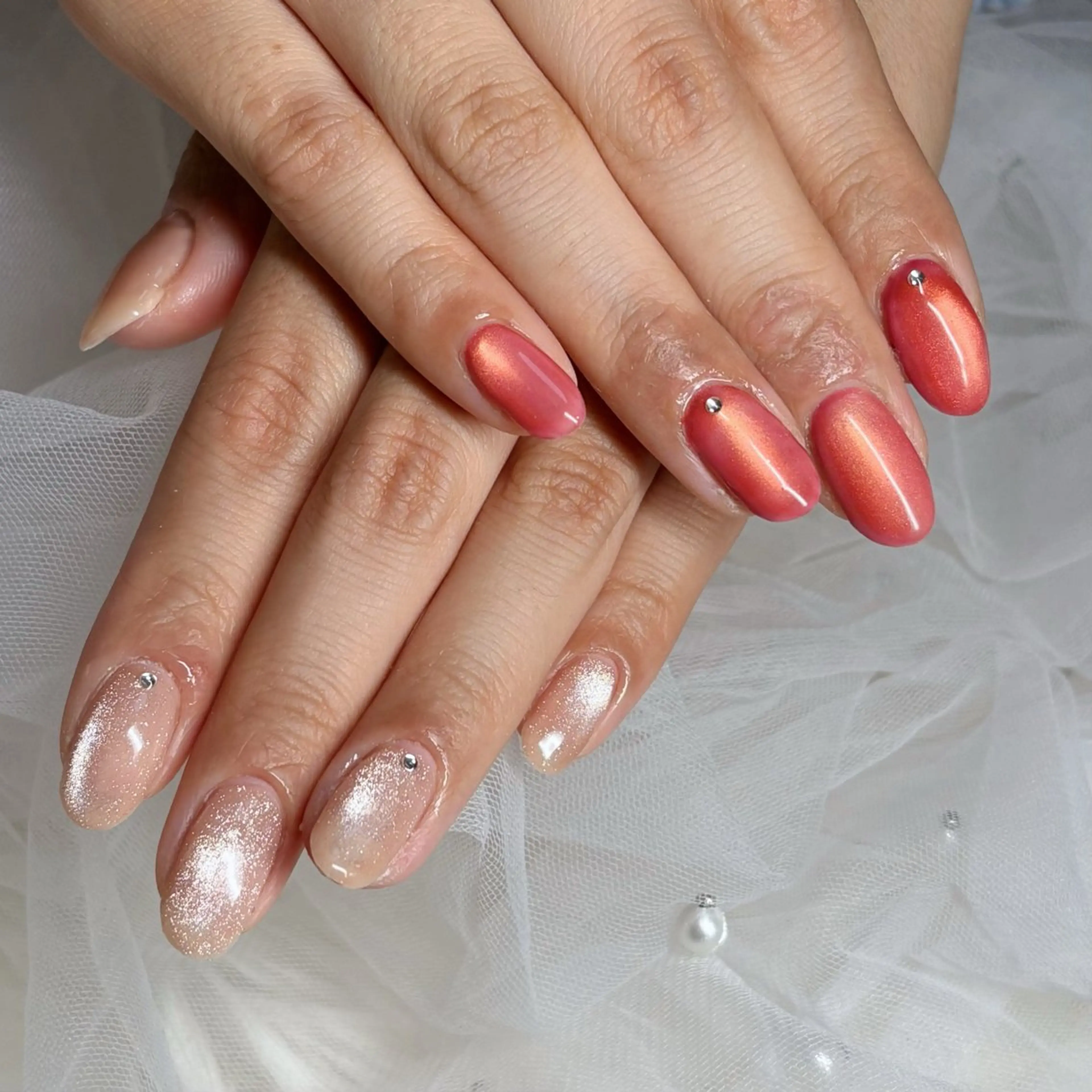 ネイル マグネットネイル ハンドネイル cerisier 坂本のネイルデザイン