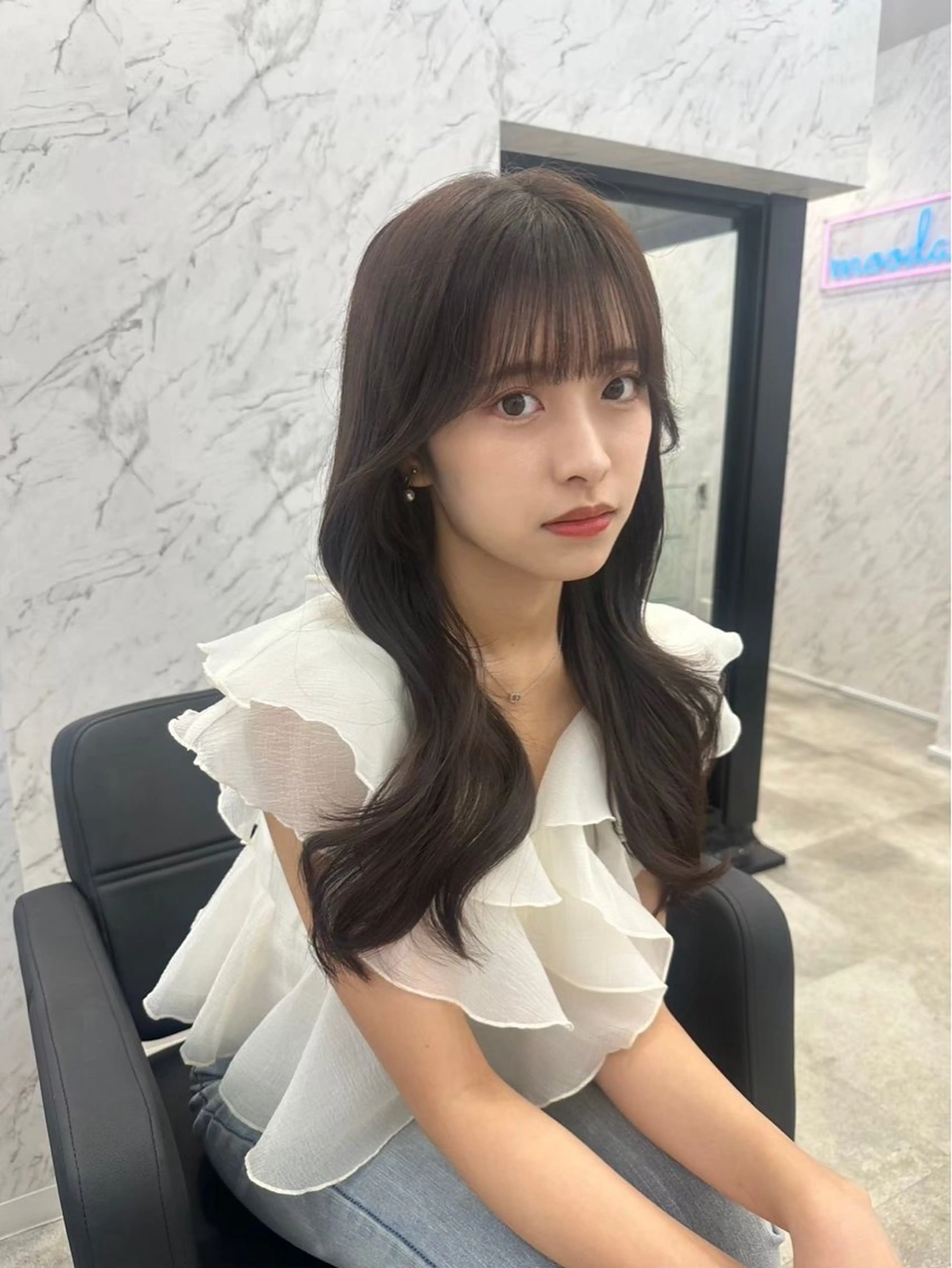 ロング hair salon dot.mooda所属・カラーモデル募集中 🎀🫧Rinnaのヘアスタイル