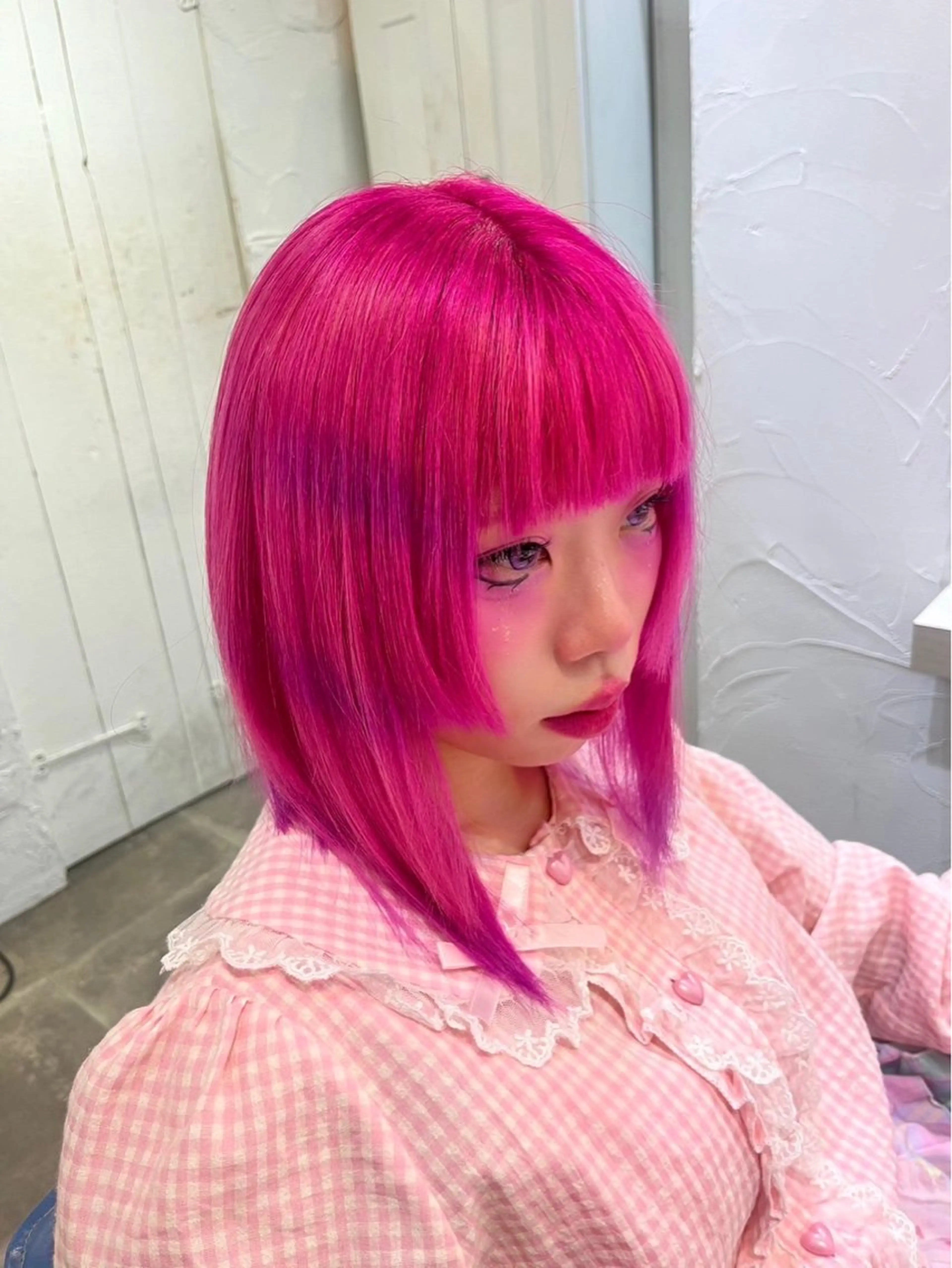 ミディアム カラー ヘアカラー uros.所属・🩵aiko / モデル募集中️🩵のヘアスタイル