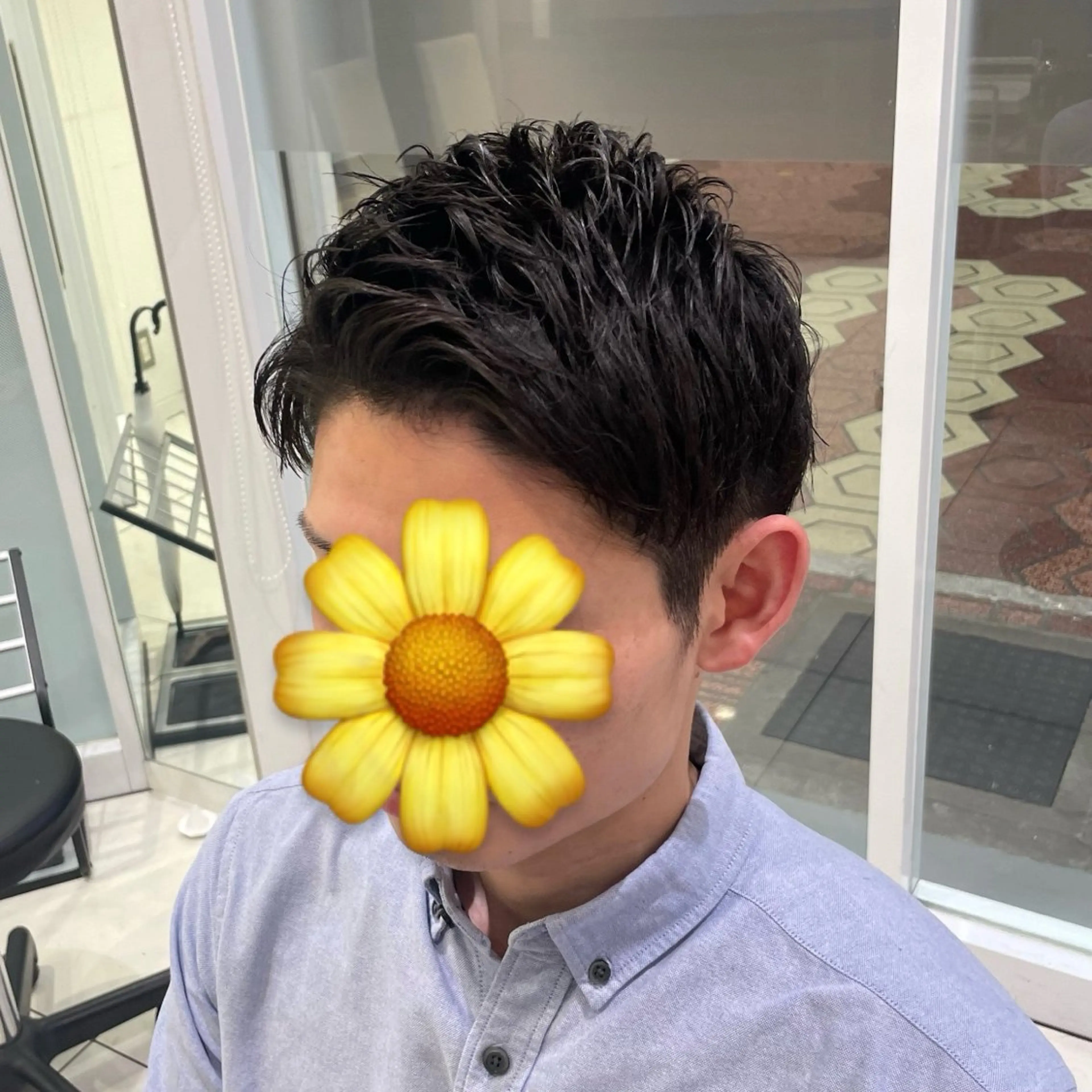 パーマ メンズ メンズパーマ 崎山 紗吏のヘアスタイル