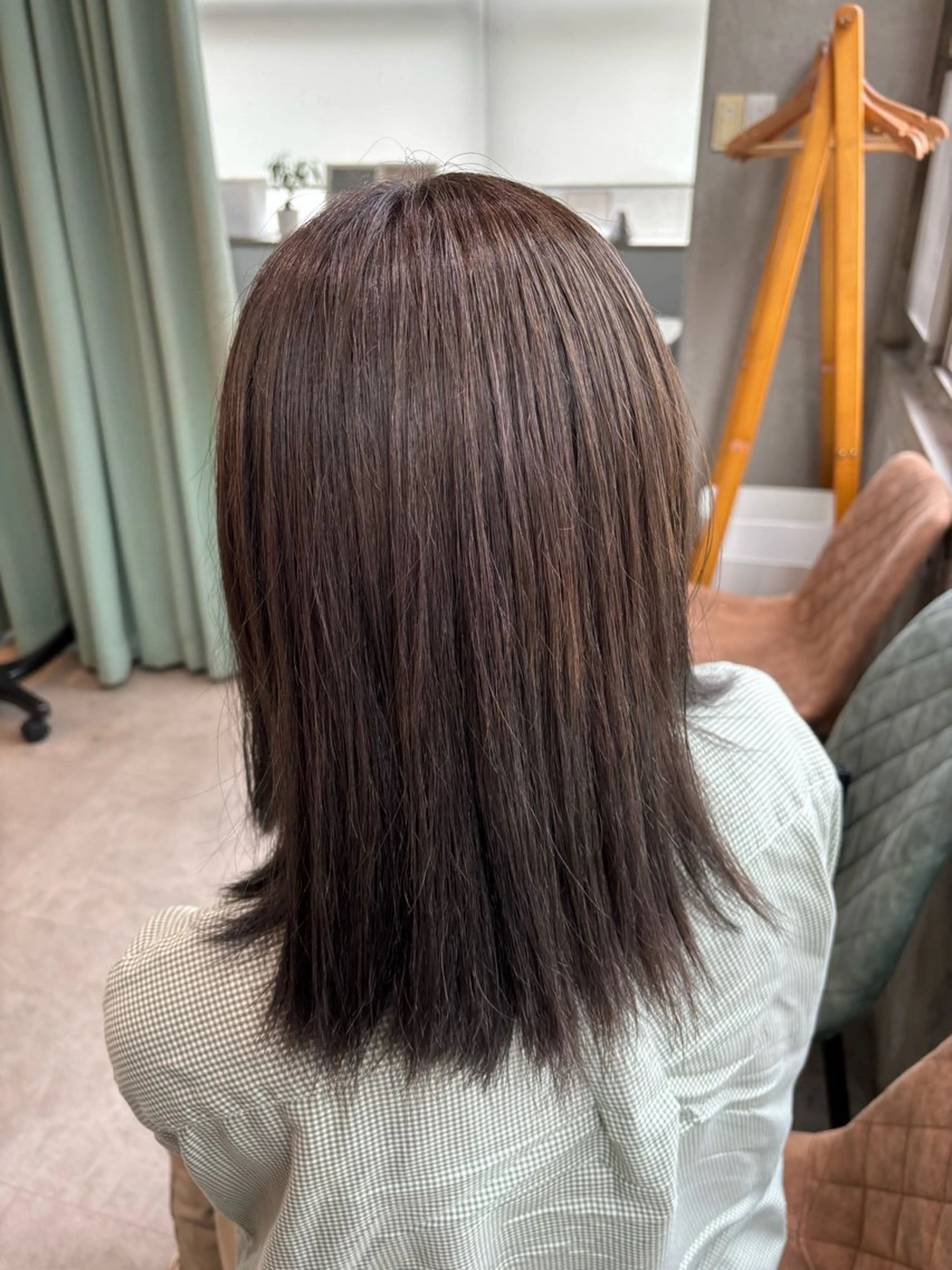 ミディアム カラー ブラウンカラー ヘアカラー りあの🎀 /暖色カラー🍒のヘアスタイル