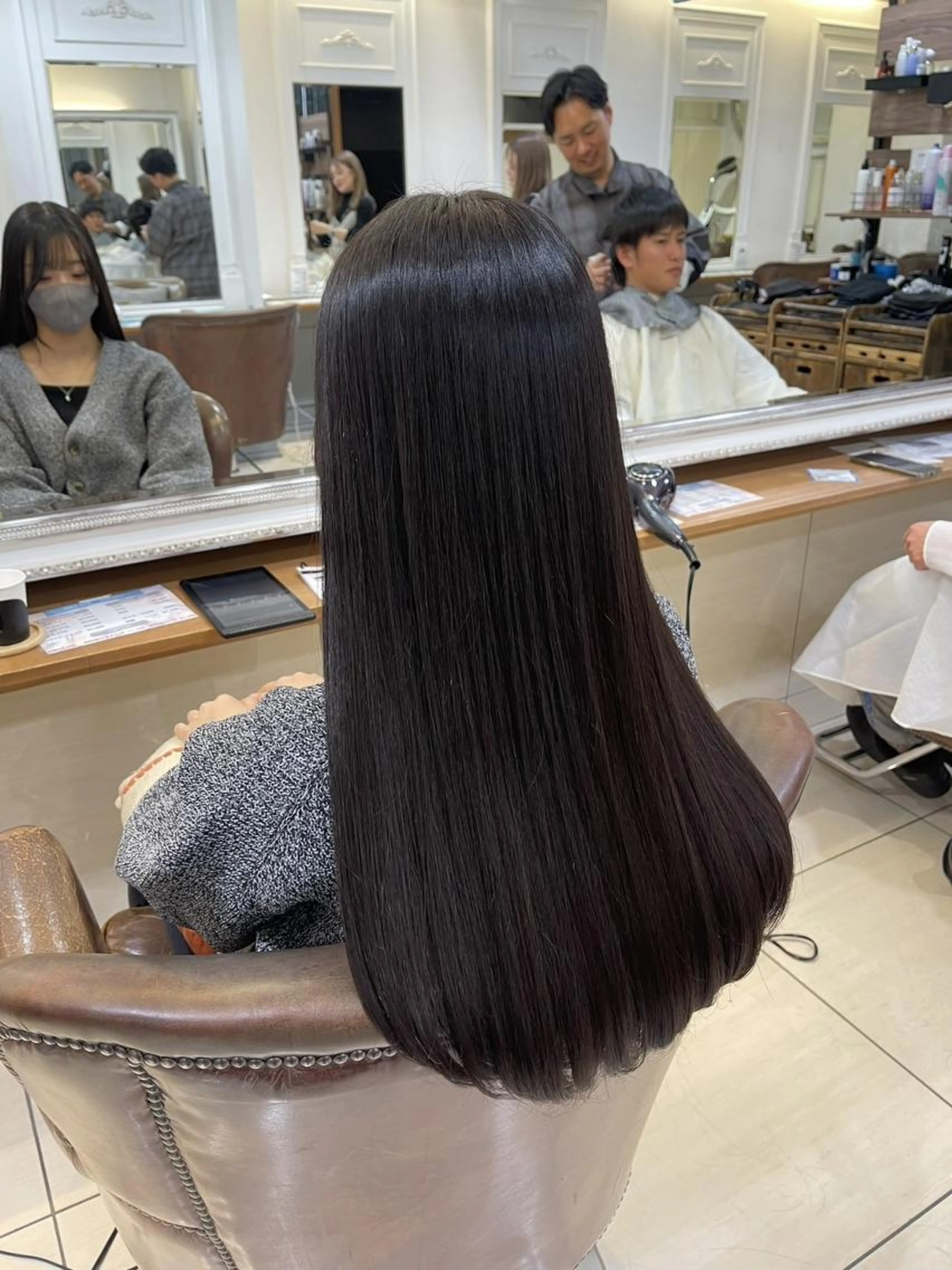 【艶髪✨】縮毛矯正+シルクトリートメントの写真