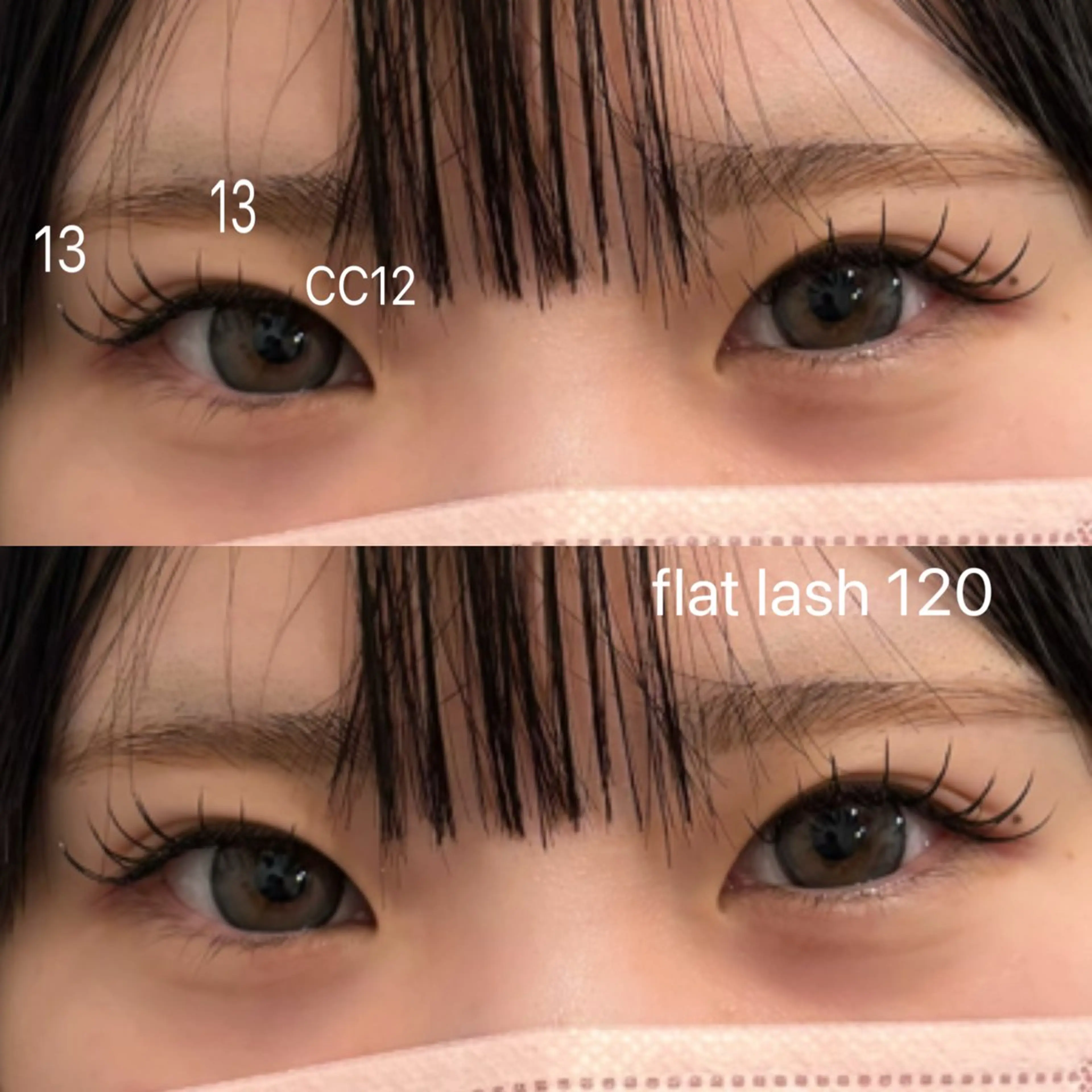 【ジュニアアイリスト限定】フラットラッシュ120本コーティング付き✨今だけ30%OFF✨¥5390💖(初回オフ無料)の写真