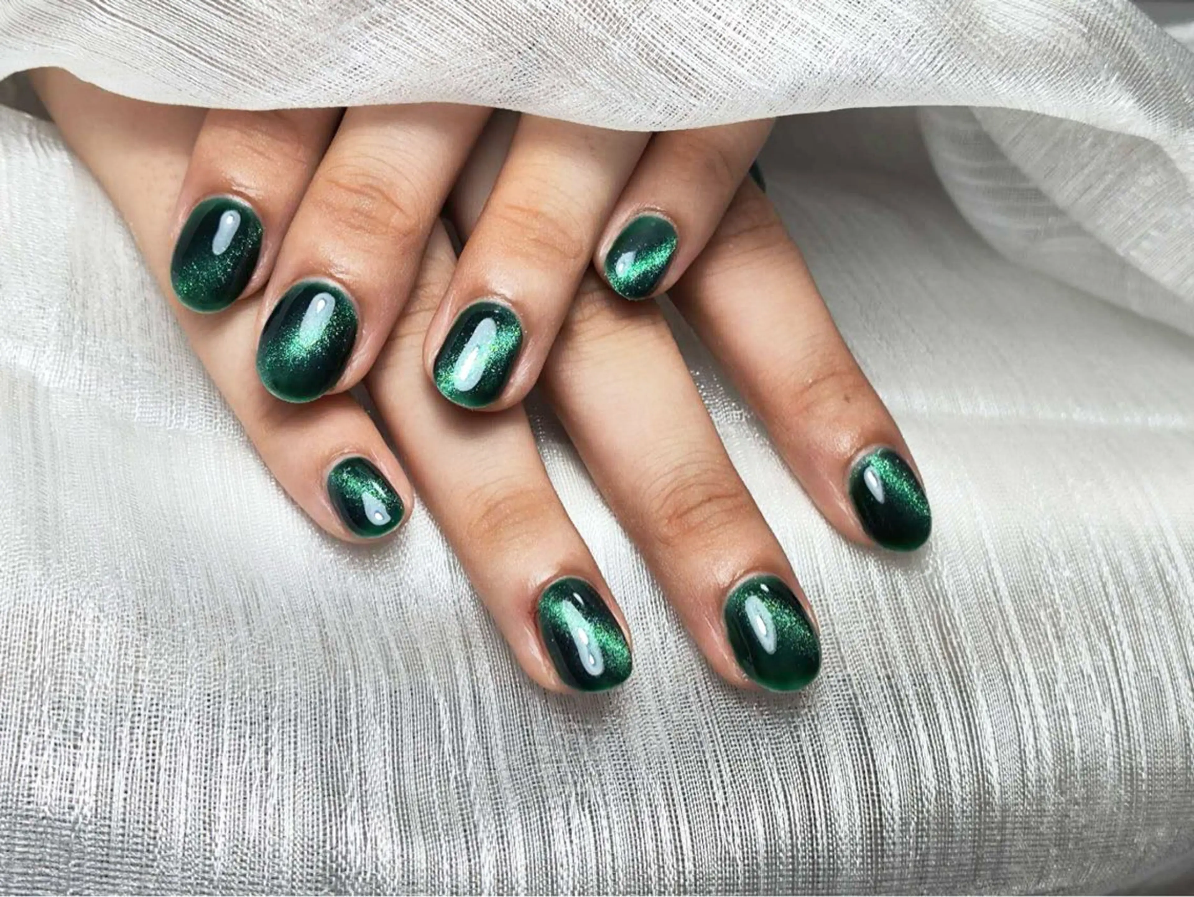 ネイル マグネットネイル マグネットワンカラー ワンカラーネイル ハンドネイル ハンドケア るか 池袋のネイルデザイン