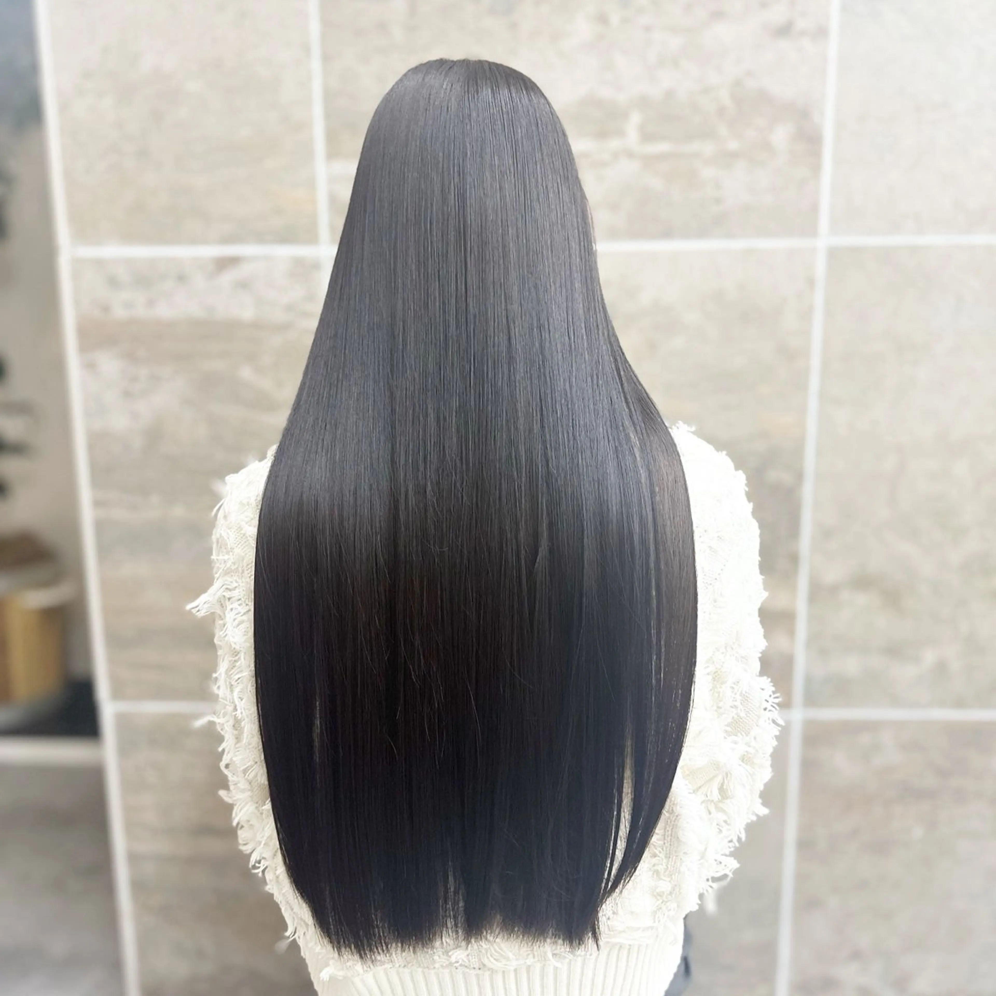 ロング カラー パーマ 縮毛矯正 【髪質改善特化】 tamのヘアスタイル
