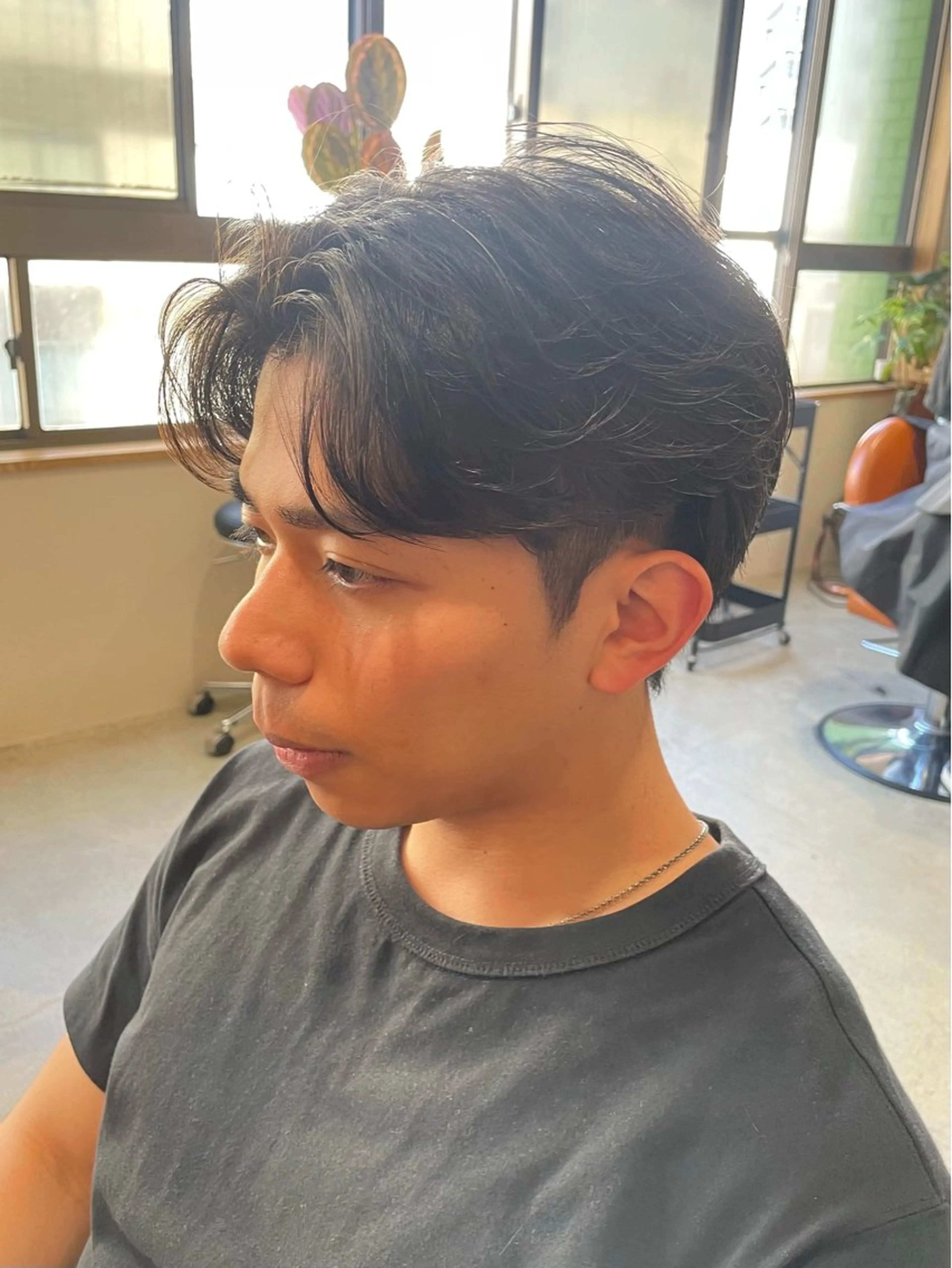 メンズ カット パーマ itsuki ／ 曲がる縮毛矯正のヘアスタイル