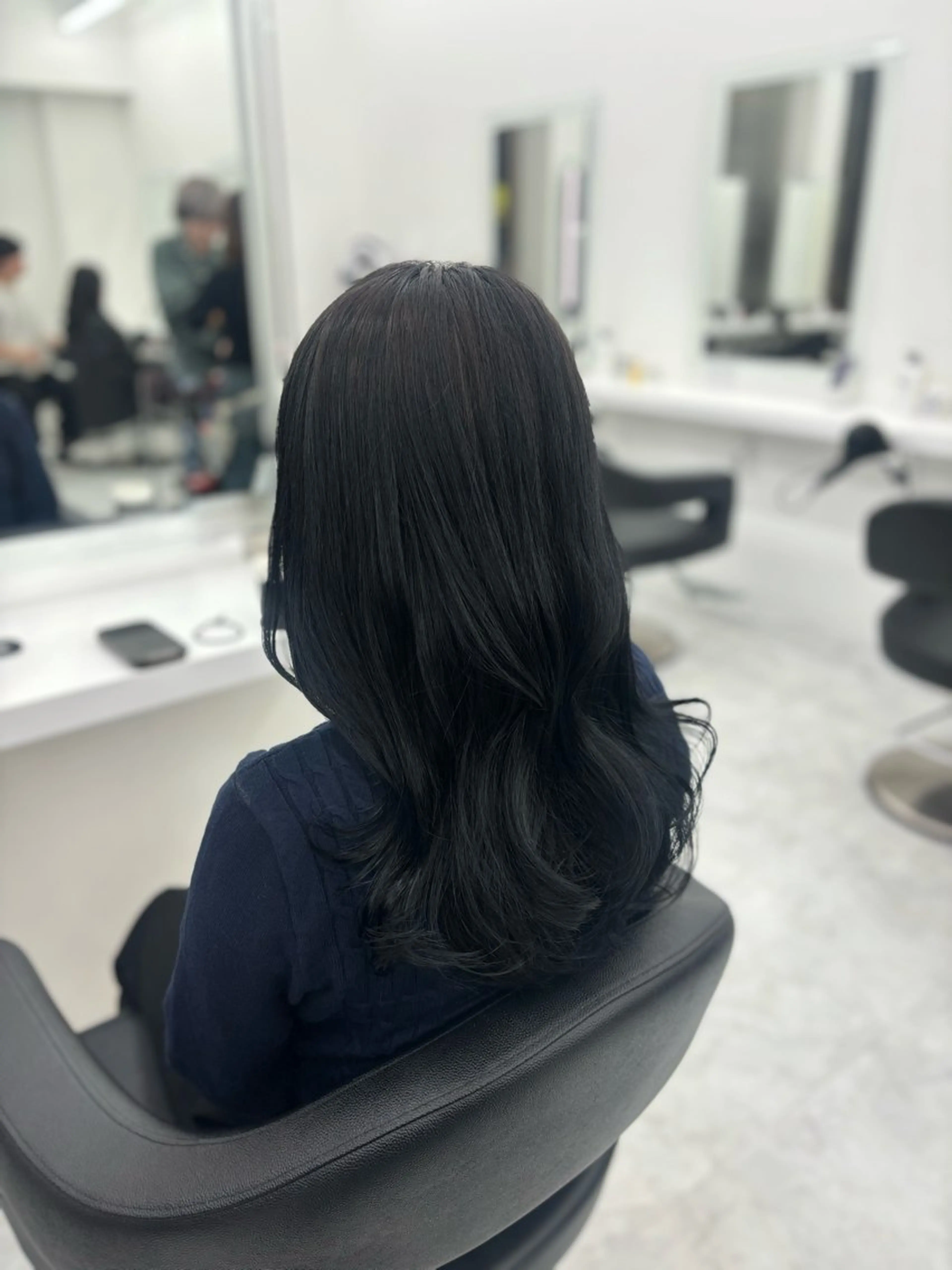 セミロング カラー ヘアカラー トリートメント 🤍レイヤー/顔周り 暖色hirari🤍のヘアスタイル