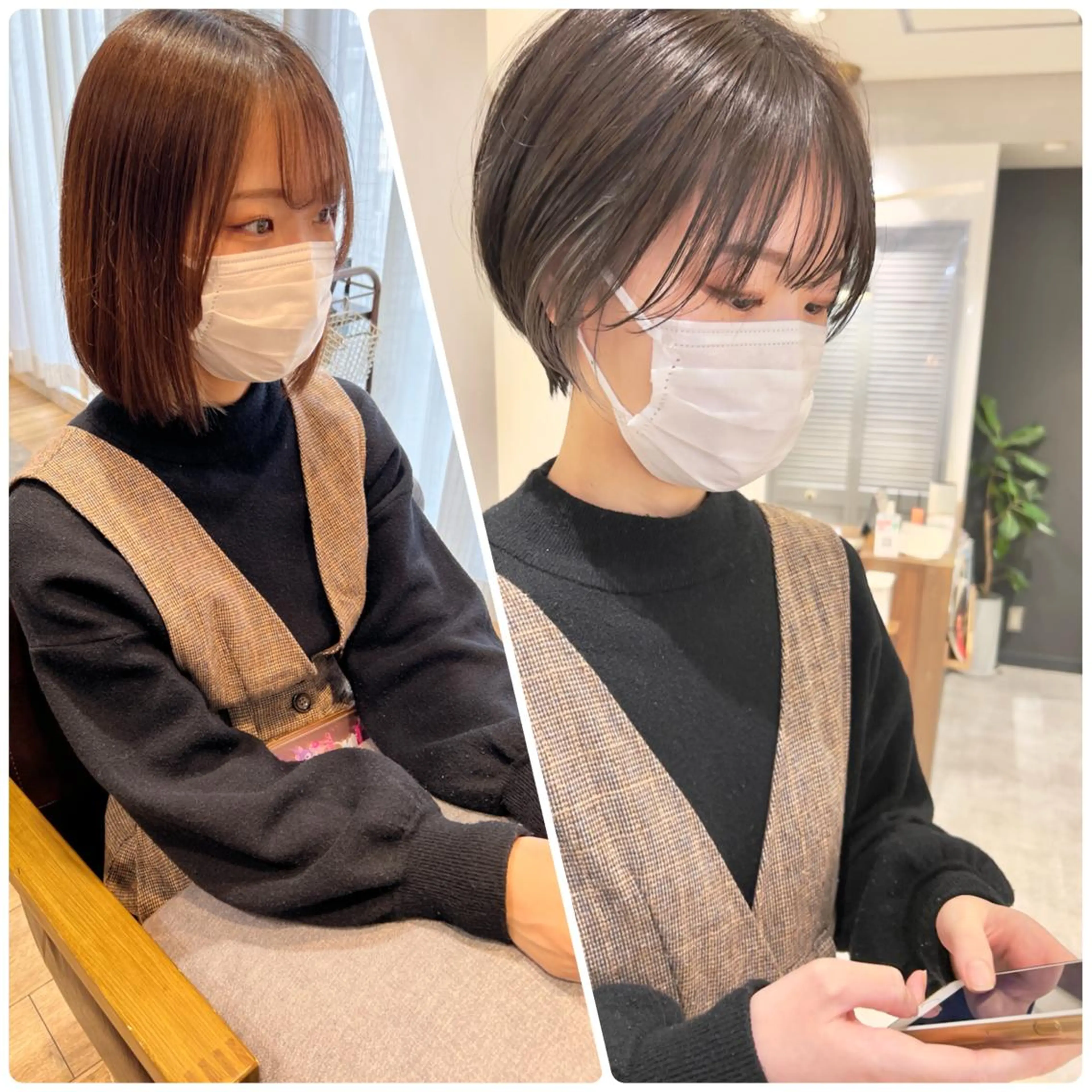 ショート カット ヘアカラー トリートメント lamie by melt 吉祥寺 【ラミエ バイ メルト】所属・【ミニモ公認】*似合 わせ職人*滝田拳史のヘアスタイル