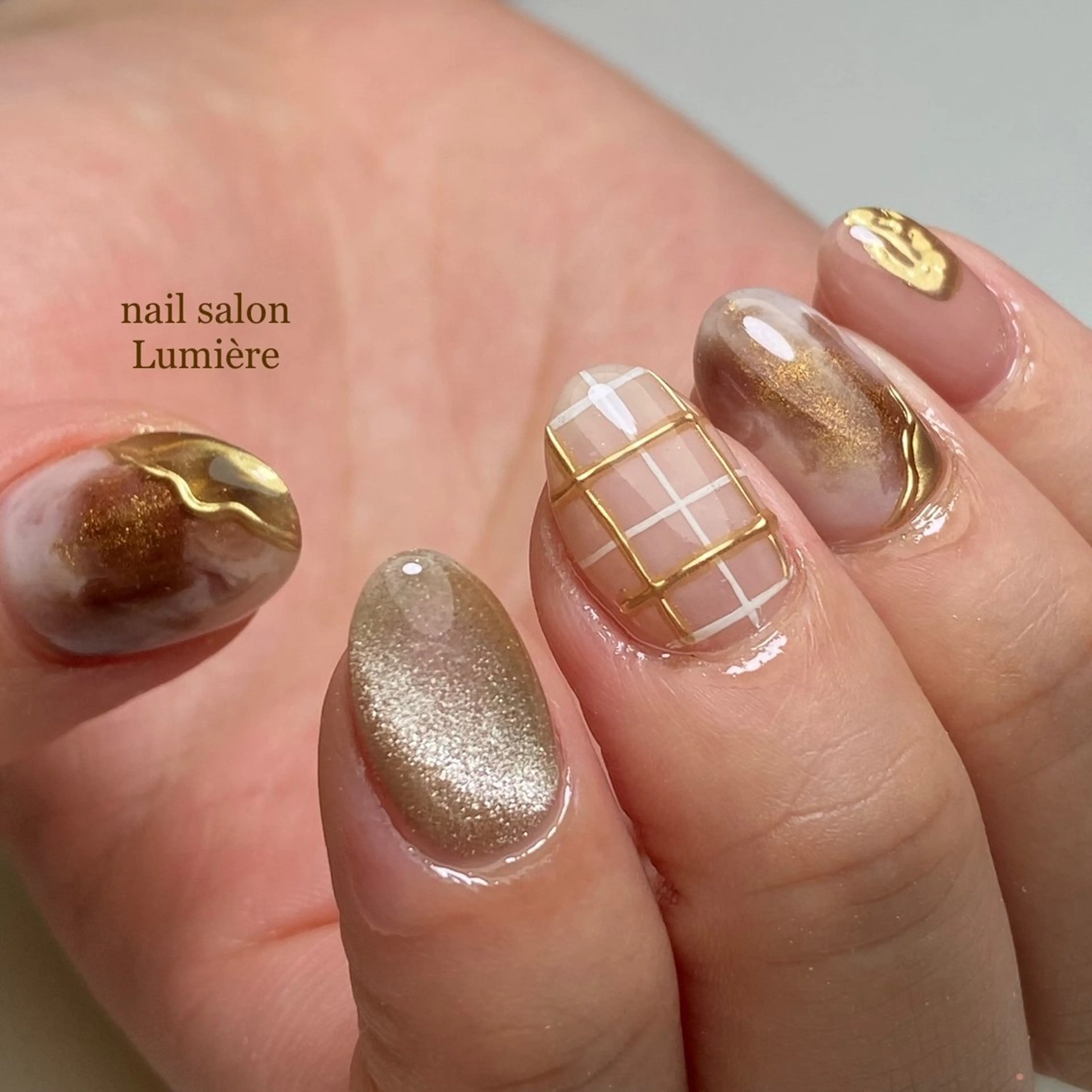 ネイル ハンドネイル nail salon Lumièreのネイルデザイン