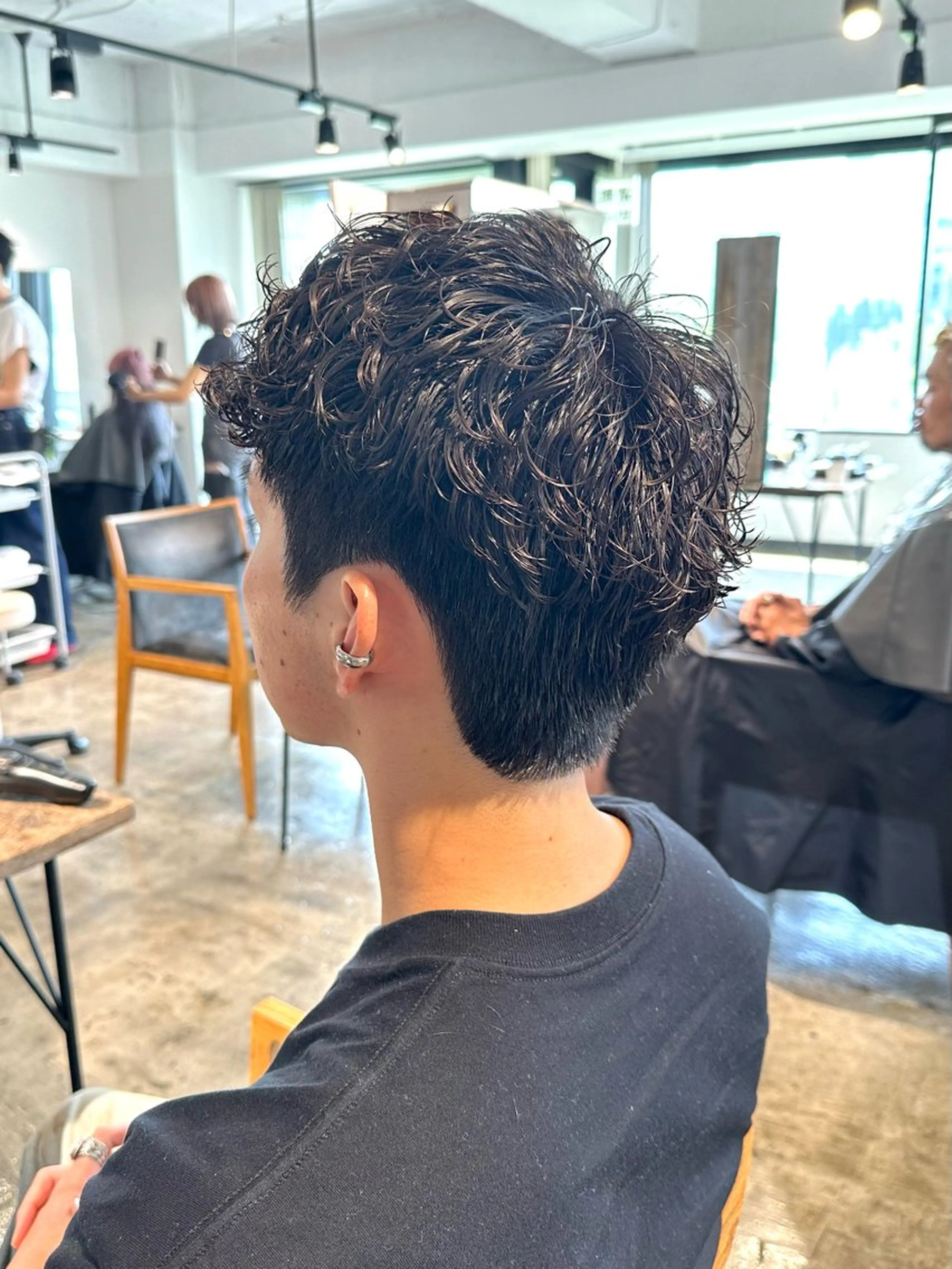 パーマ メンズ メンズパーマ メンズショート カット パーマ トリートメント 骨格補正施術/メンズ 専門美容師/YUYAのヘアスタイル