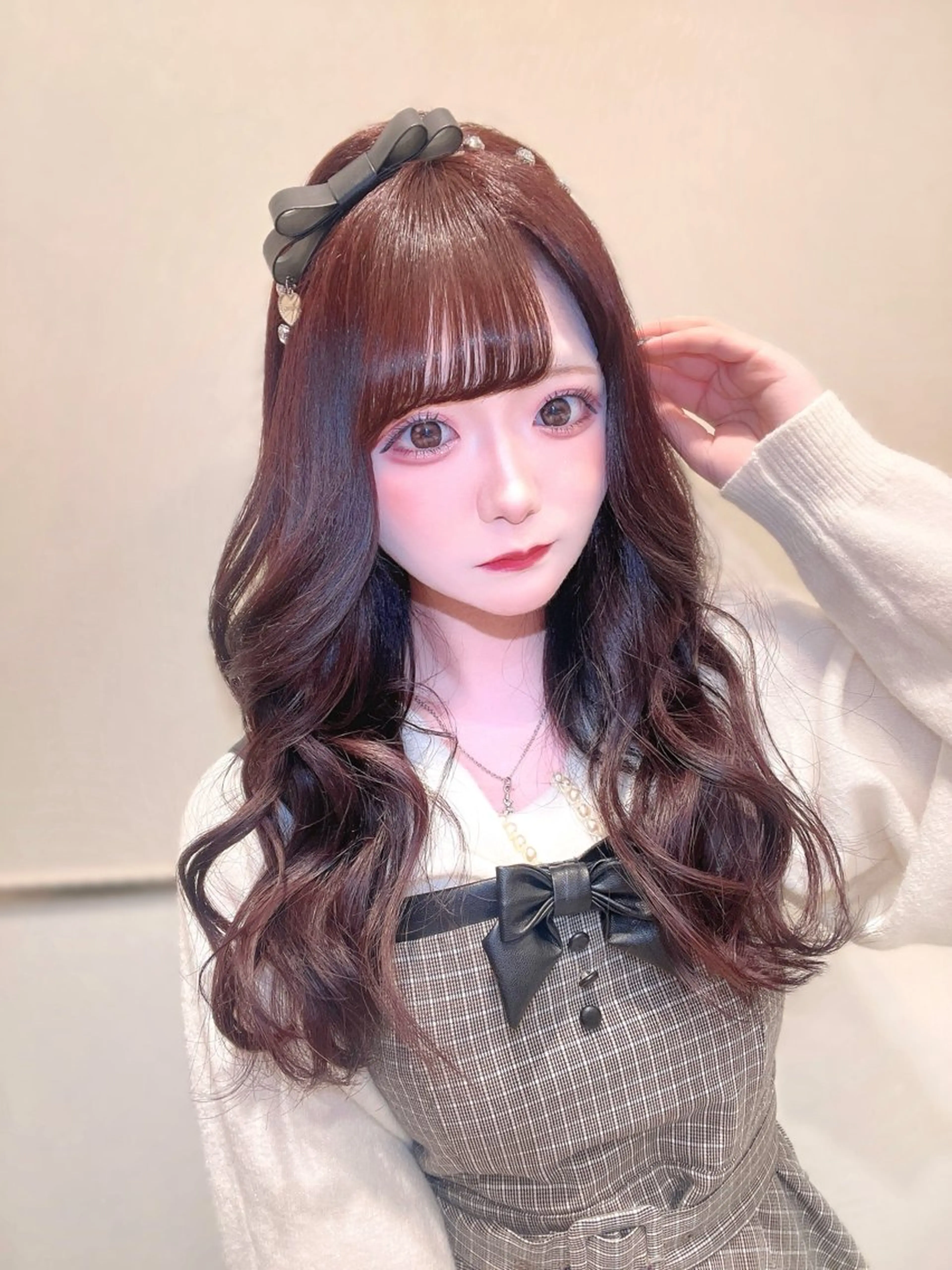 ミディアム カラー カット ヘアカラー トリートメント ヘッドスパ ヘアセット 韓国ヘア/レイヤー/ 顔まわり/りょーとのヘアスタイル