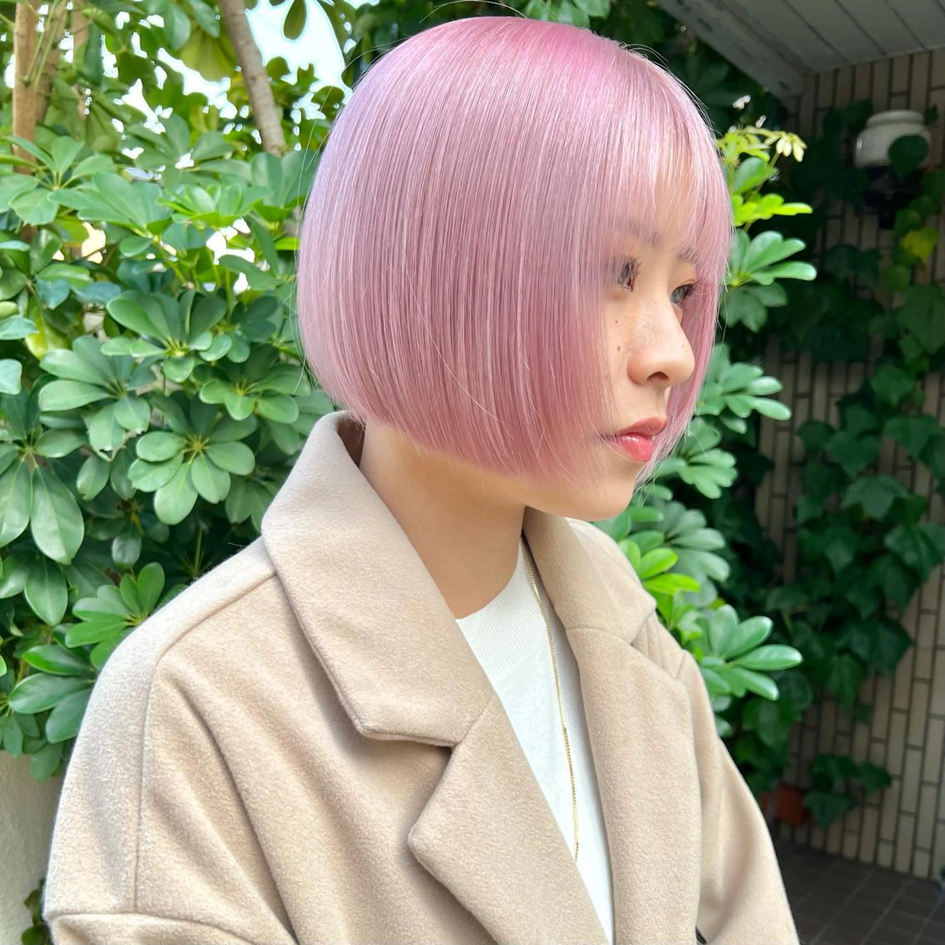 ショート カラー ブリーチ ハイトーンカラー ピンクカラー ChuDuck所属・🐮ChuDuck 代表　SHOTA🐮のヘアスタイル