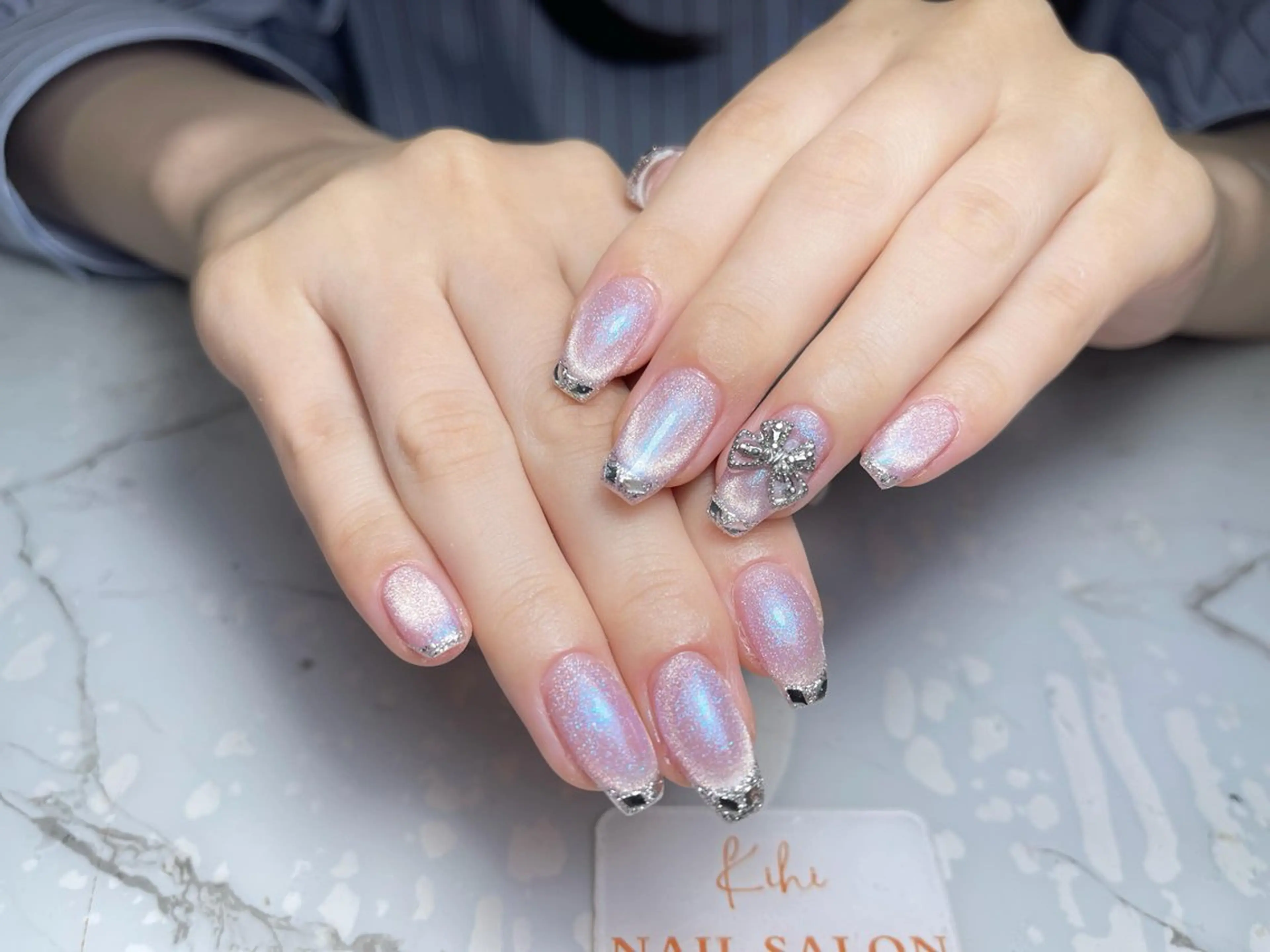 ネイル アートネイル フレンチネイル ジェルネイル グラデーション 韓国ネイル ハンドネイル ハンドケア Nail Salon Kihi さくらのネイルデザイン