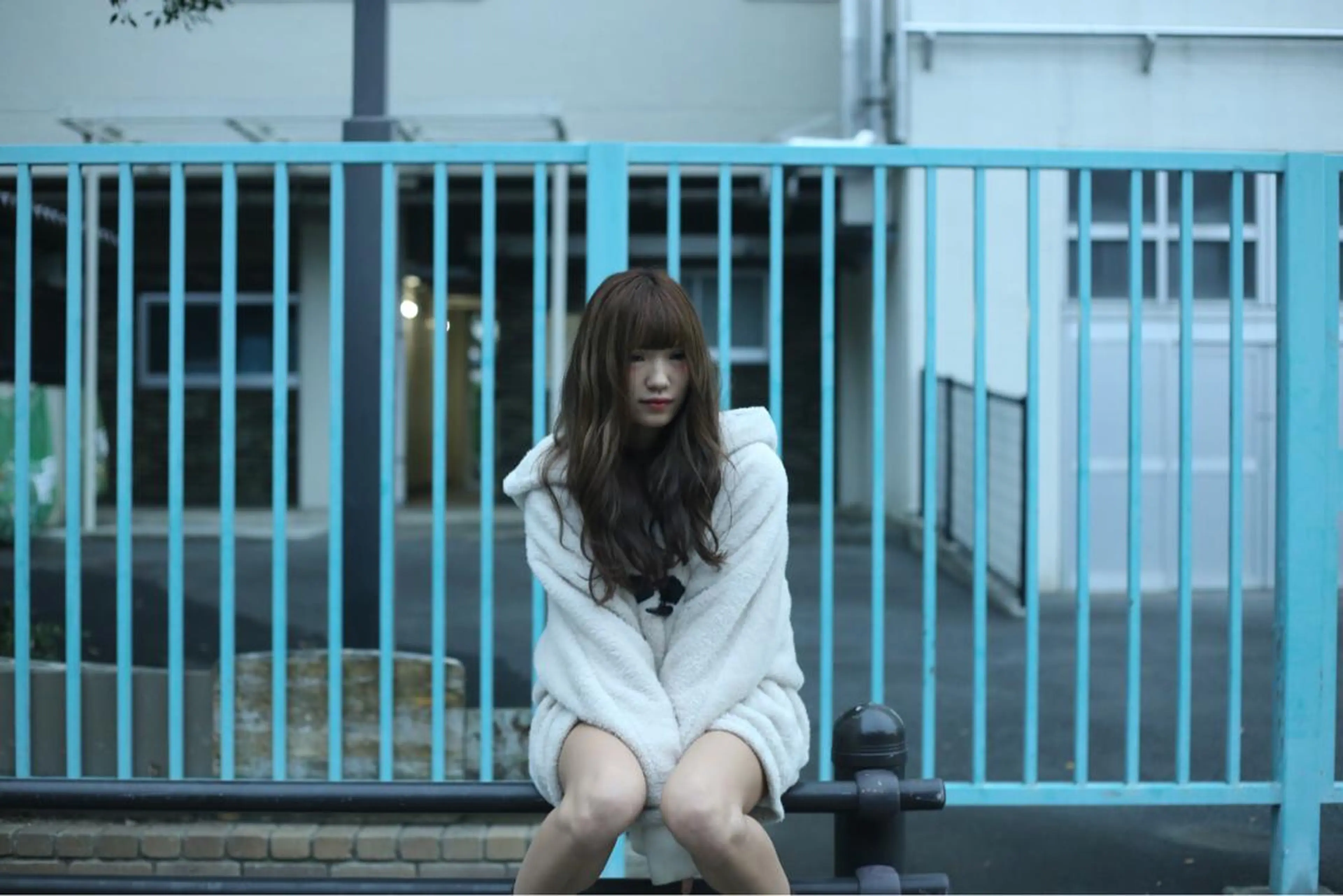 ロング ロング オーストヘアージジ所属・TAI透明カラー 柔らかい縮毛矯正のヘアスタイル