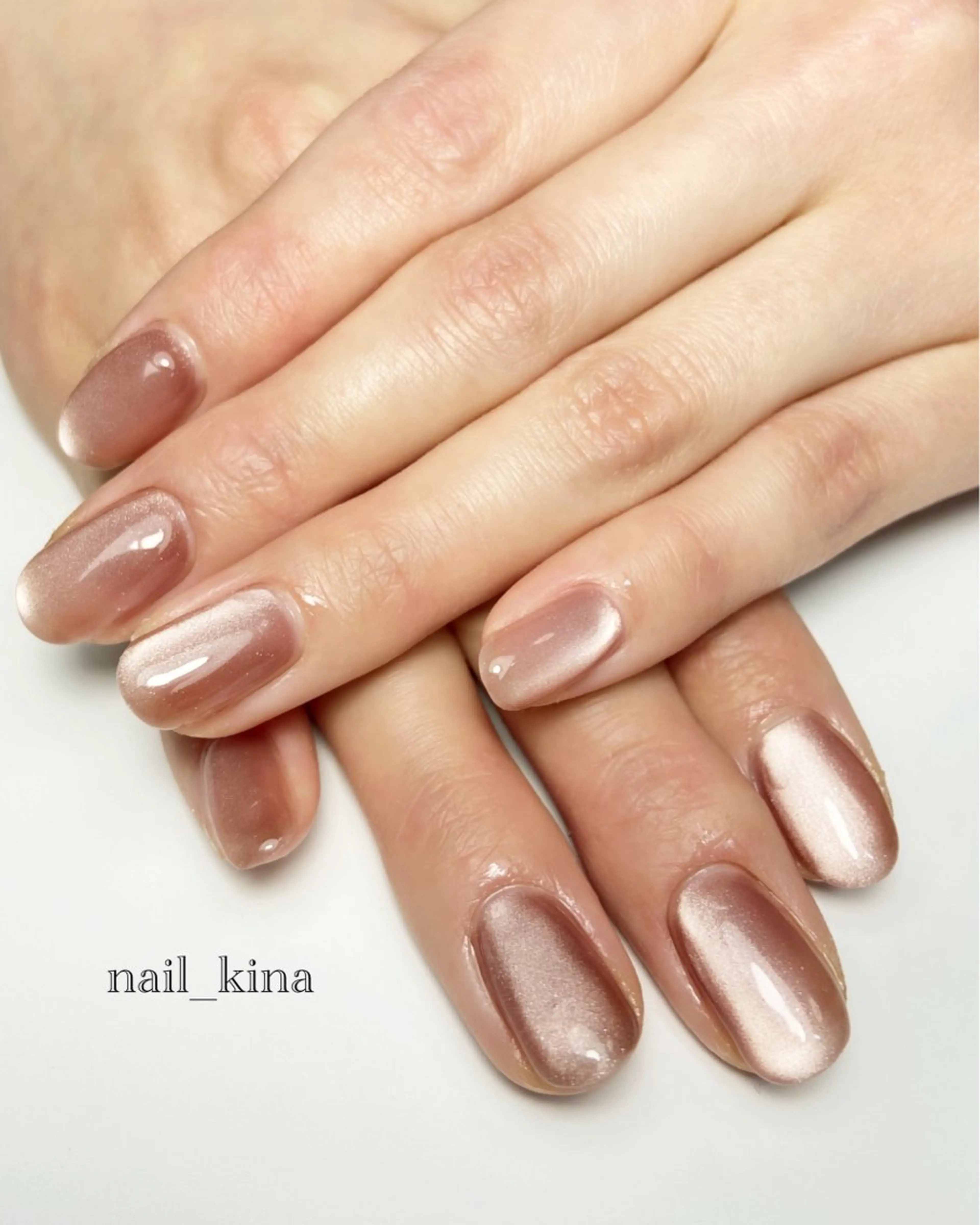 ネイル マグネットネイル ハンドネイル nail_ kinaのネイルデザイン