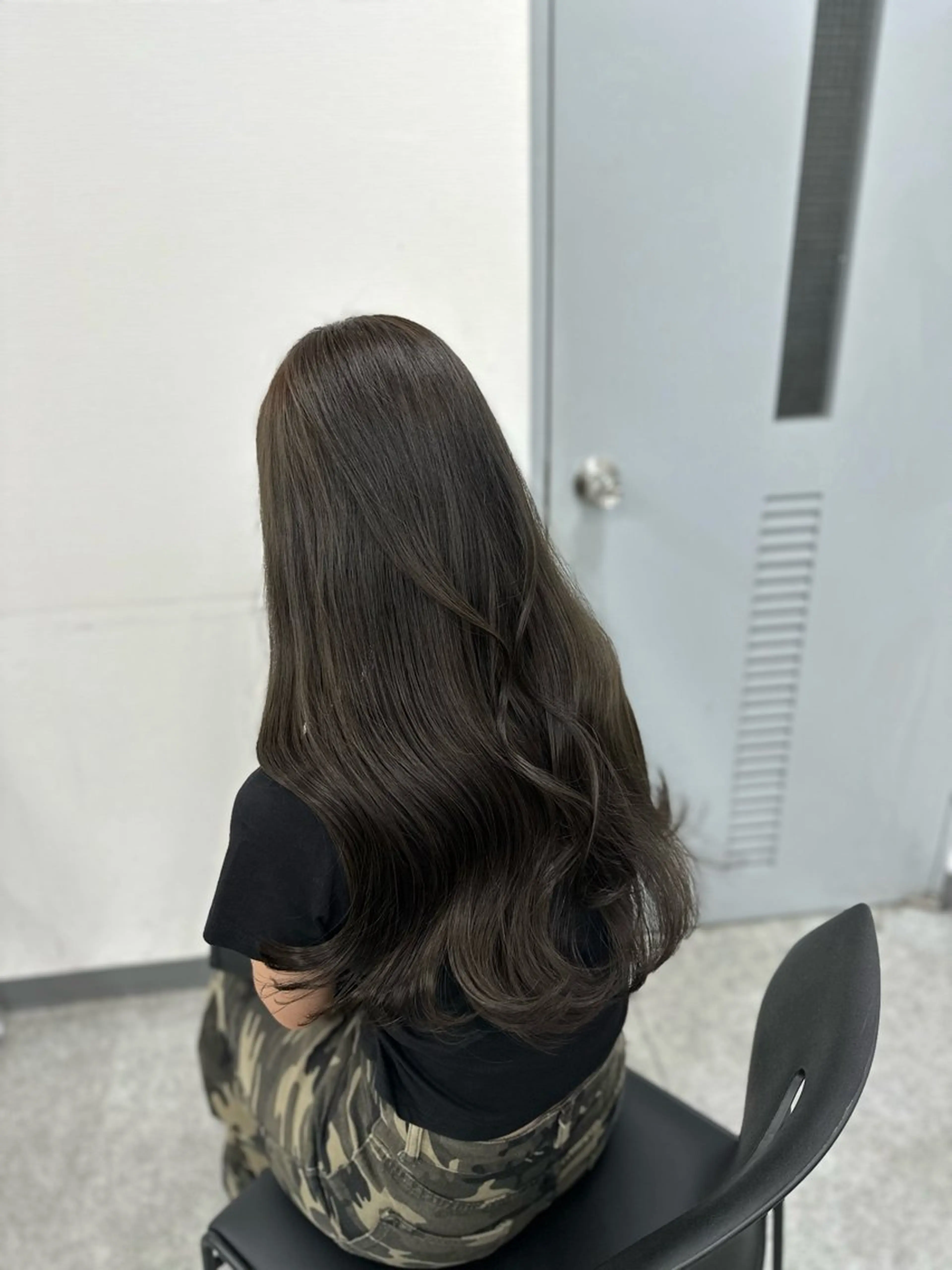 ロング ヘアカラー トリートメント 💖ベージュ💖 MEARIのヘアスタイル