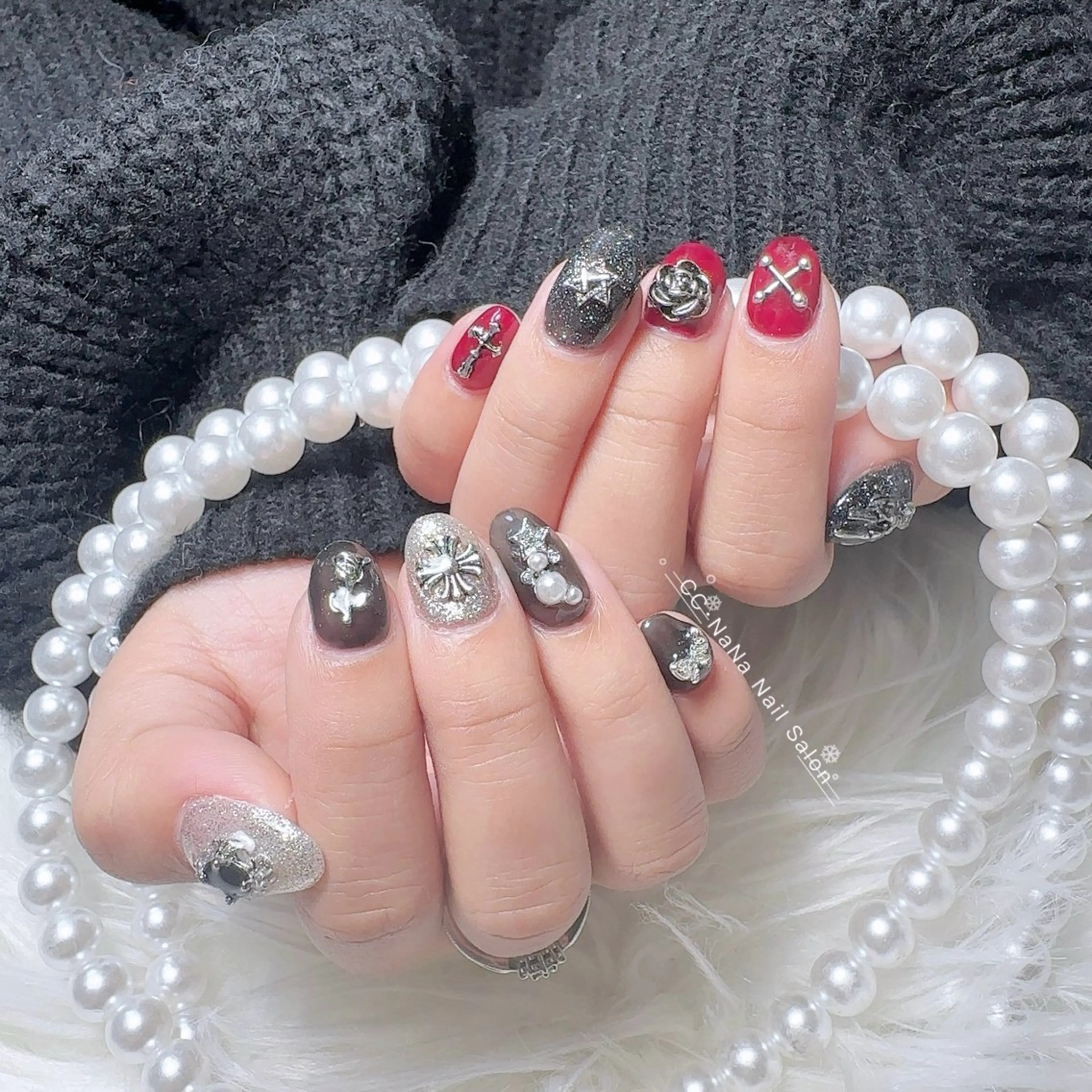 ネイル シンプルネイル ハンドネイル 💎CC・NaNa 韓国風ネイル🌙のネイルデザイン