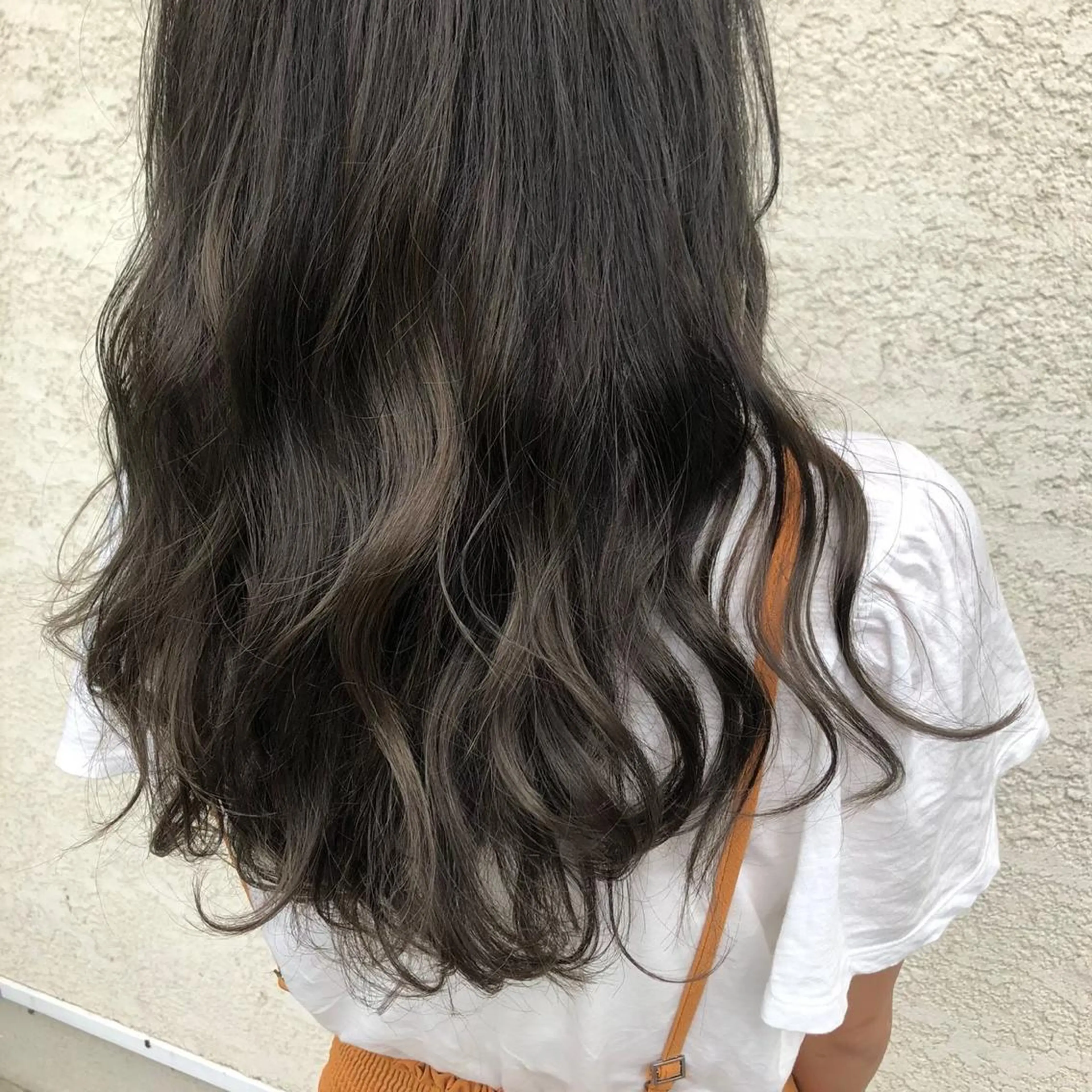 ロング カラー カット ヘアカラー トリートメント 中津/柔らかカラー/ ナガオ イズミのヘアスタイル