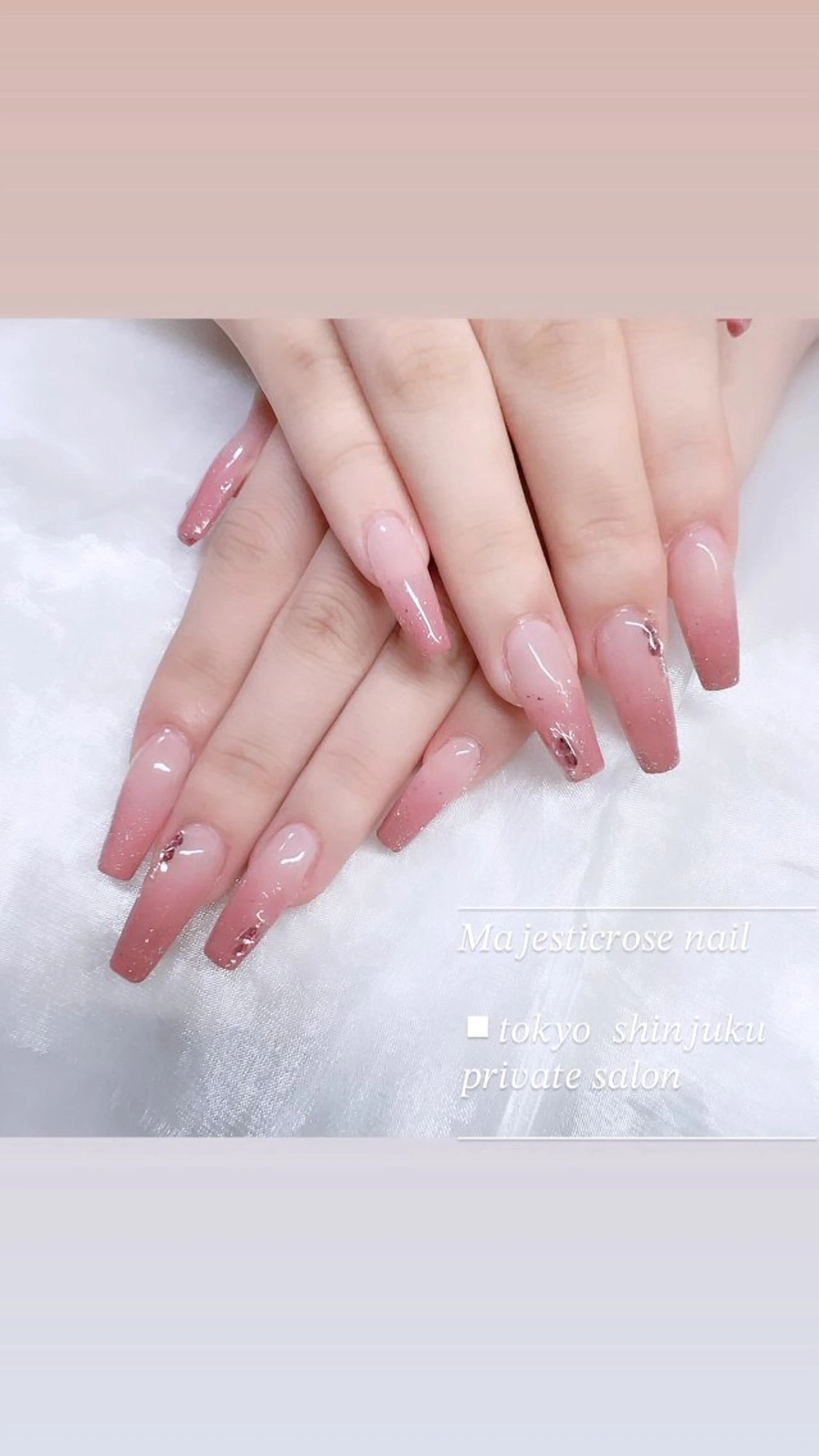ネイル ロングネイル ハンドネイル Majesticrose_nail所属・Majestic nailのネイルデザイン