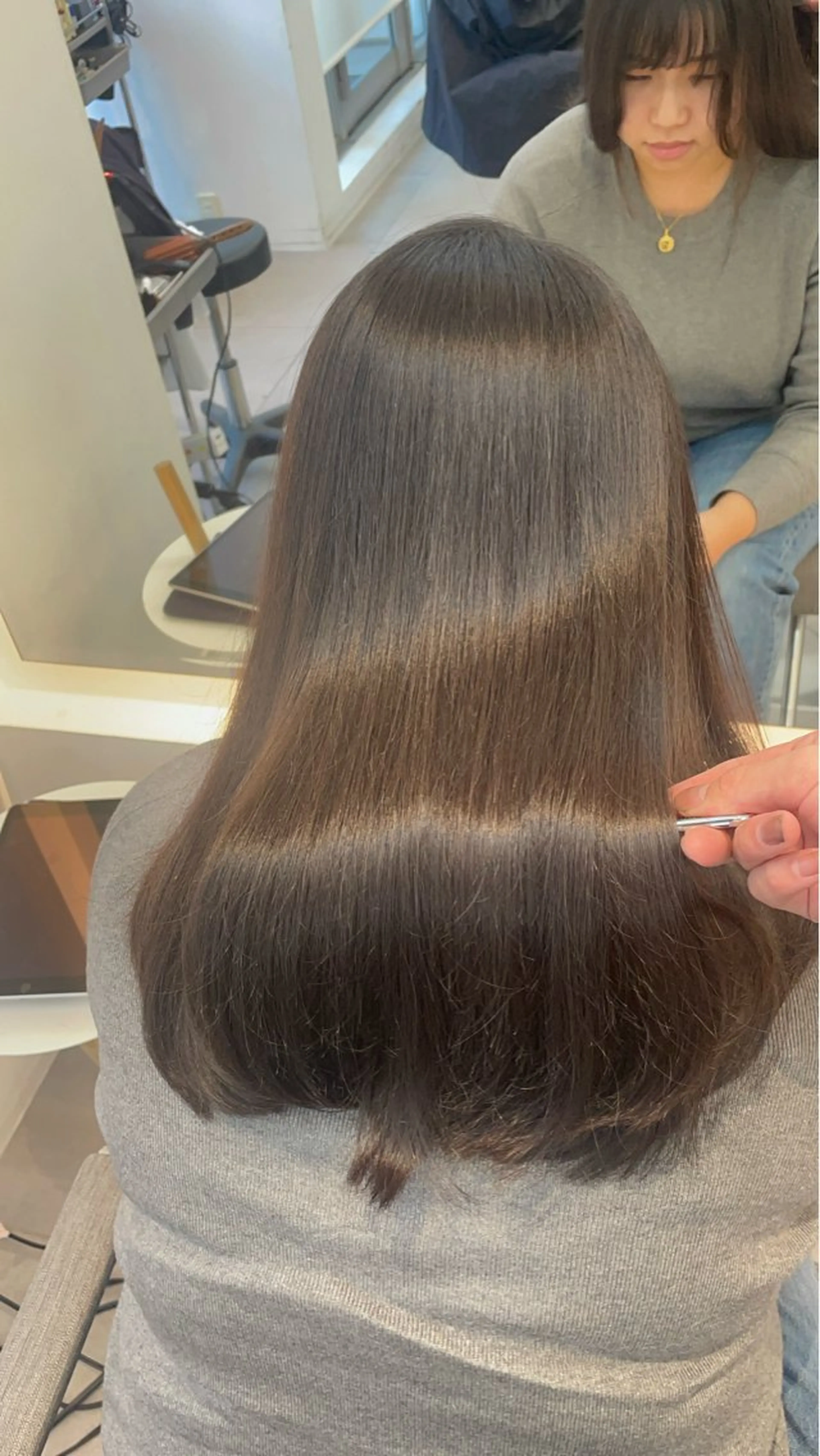 セミロング 髪質改善 トリートメント ✨髪質改善✨美髪 矯正🫧小泉のヘアスタイル