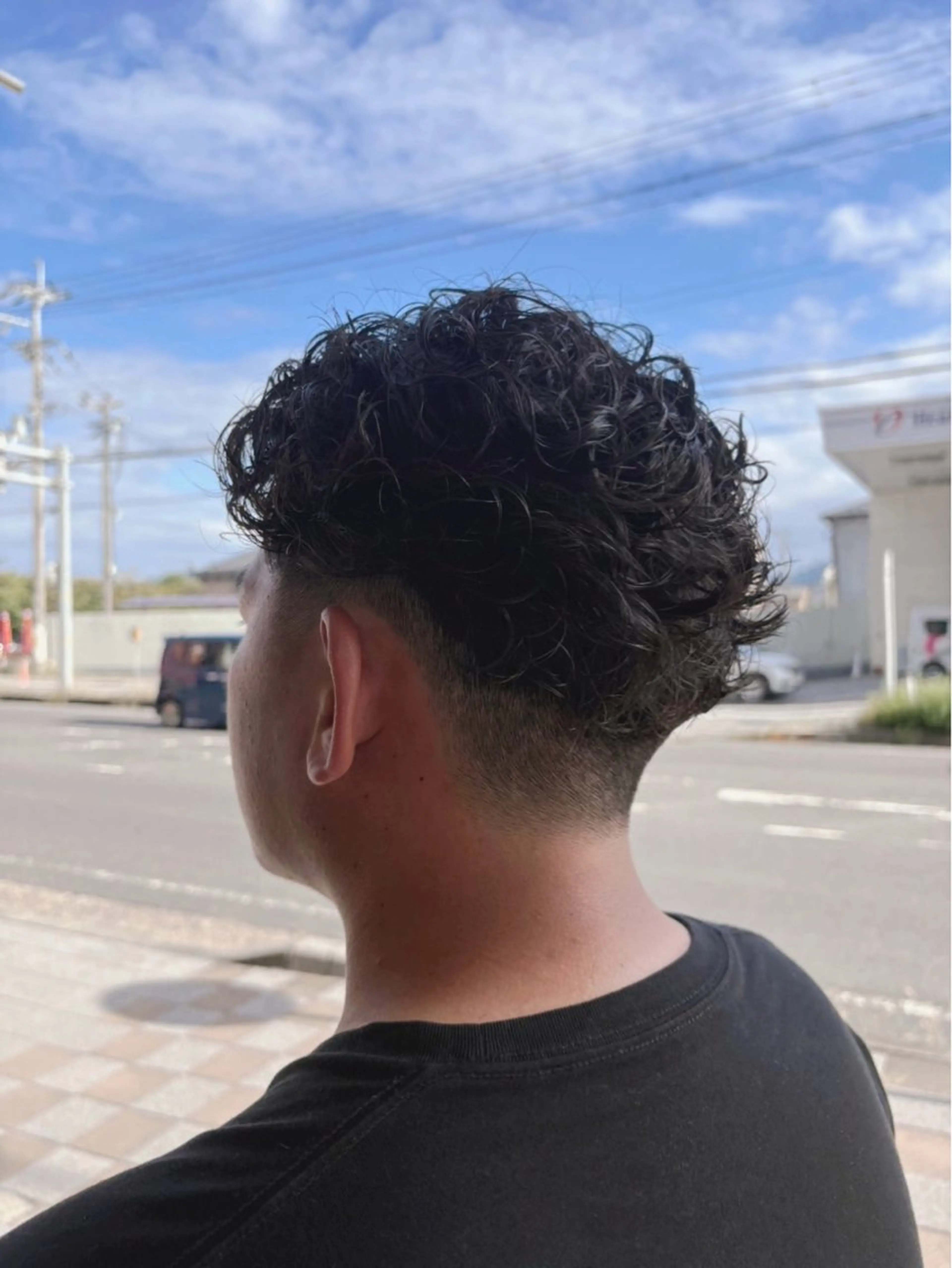 メンズ メンズパーマ 西澤 綺羅のヘアスタイル