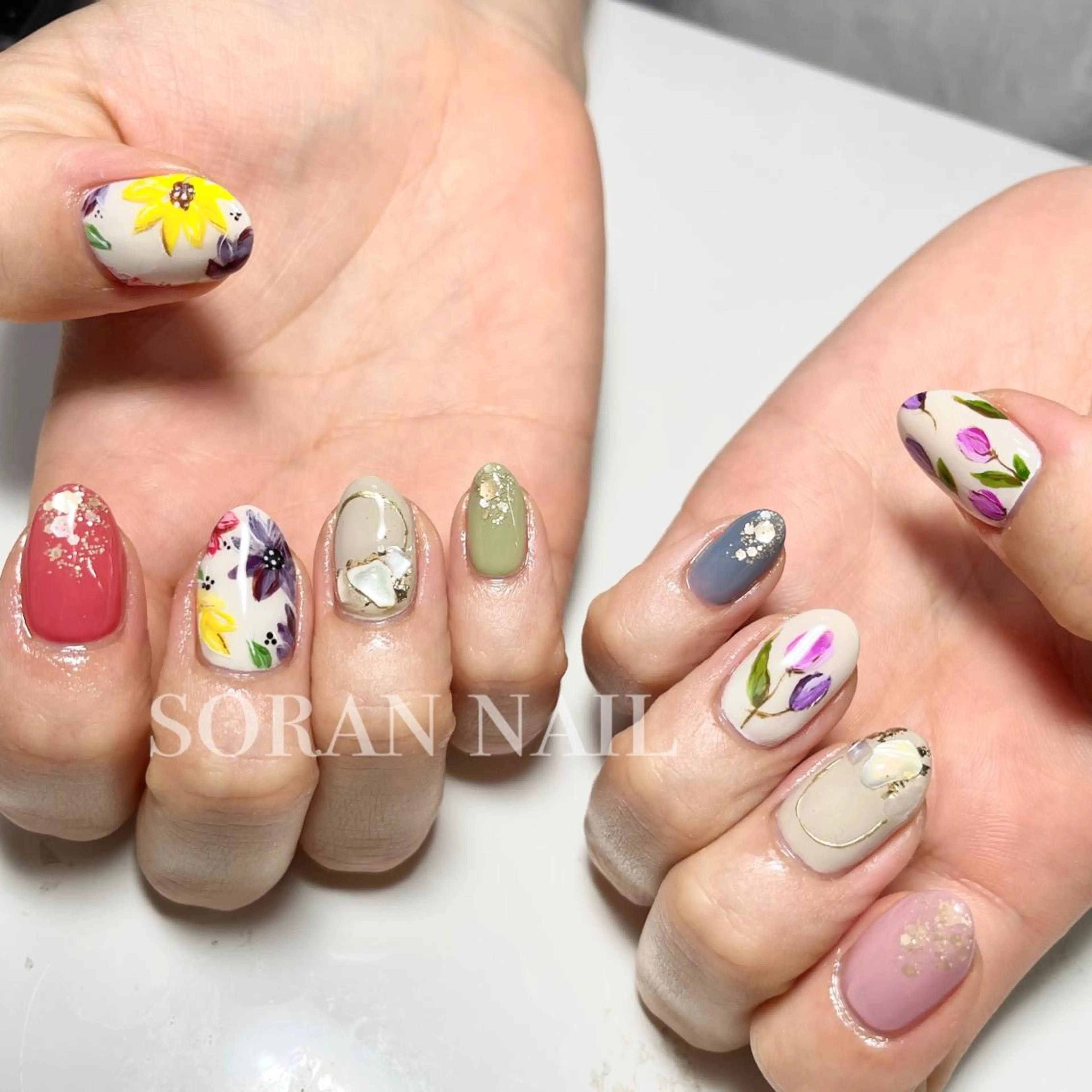 ネイル soran nailのネイルデザイン