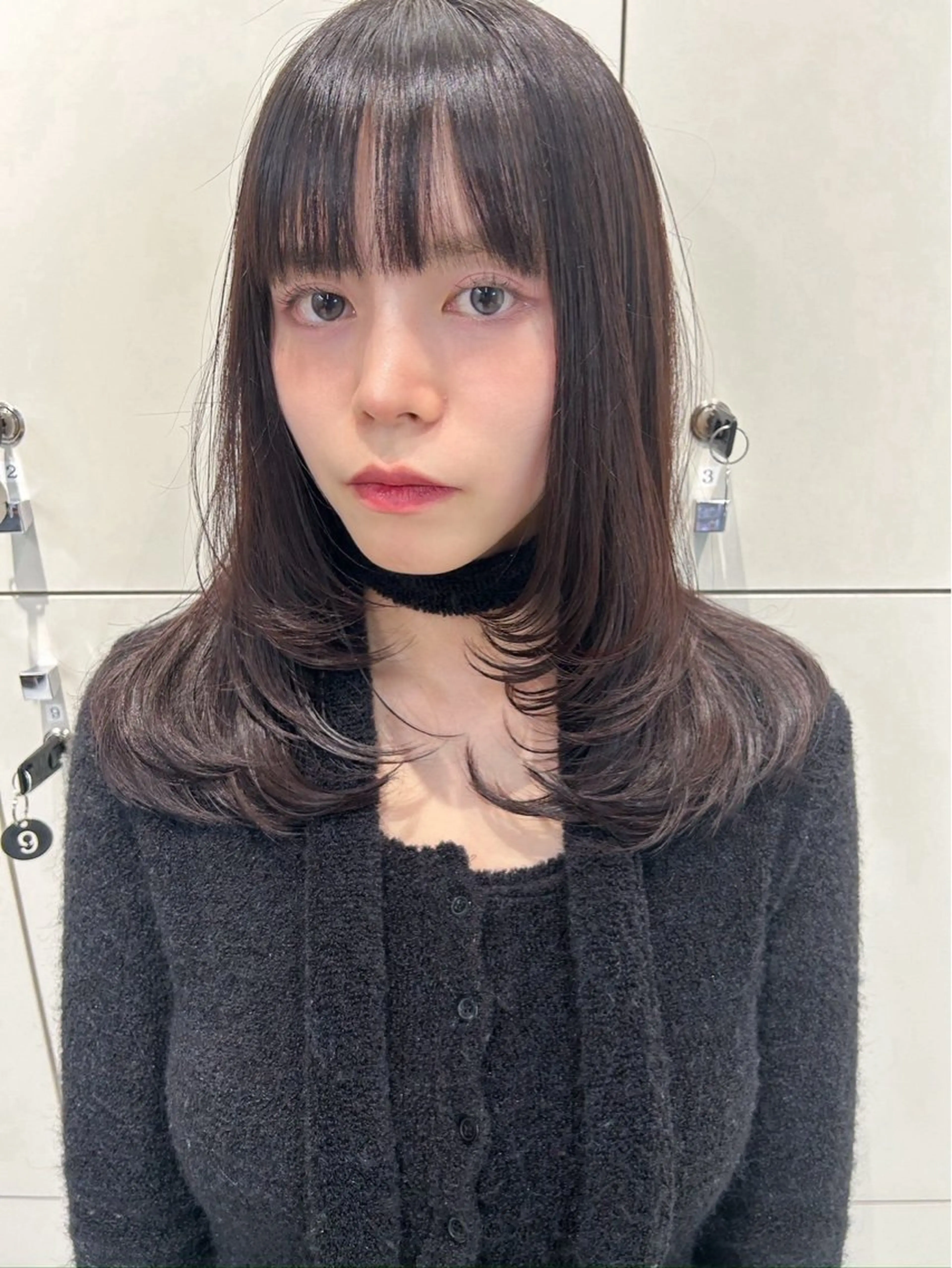 セミロング カット ヘアカラー AISA viewNAGOYAのヘアスタイル