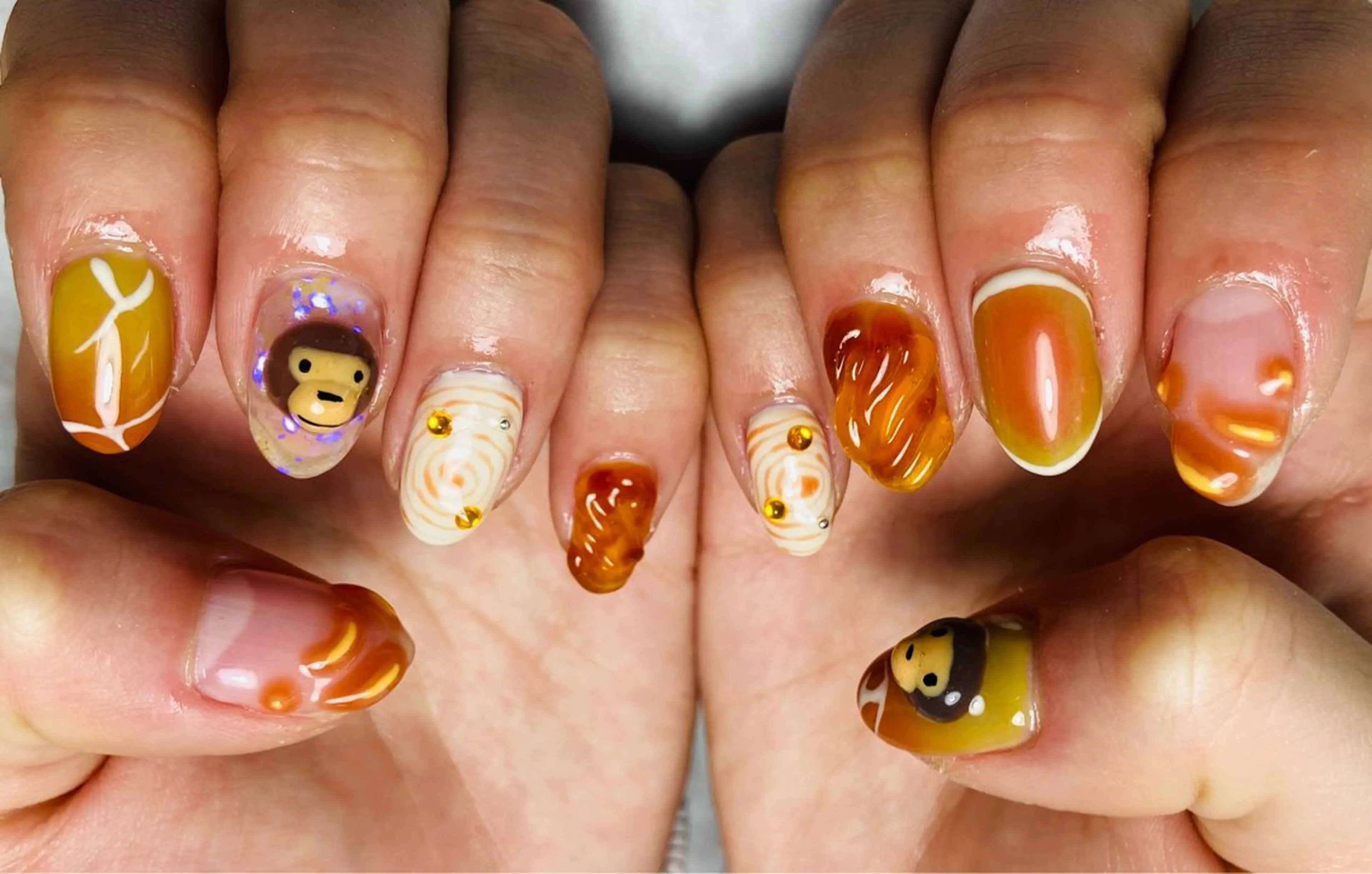 ネイル A-nail あずさ　閉店のネイルデザイン