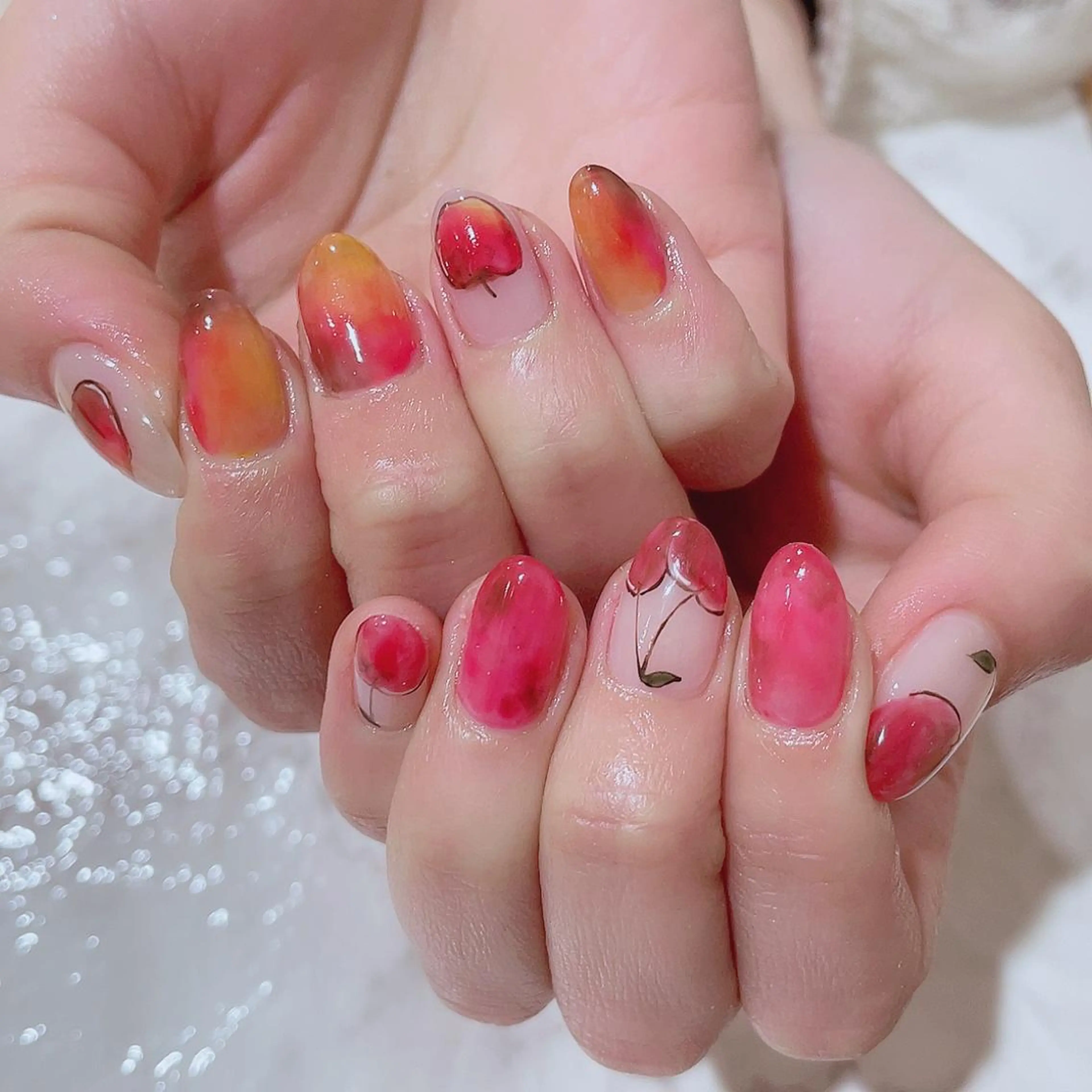 ネイル ハンドネイル ハンドケア nailsalon SuMILEのネイルデザイン