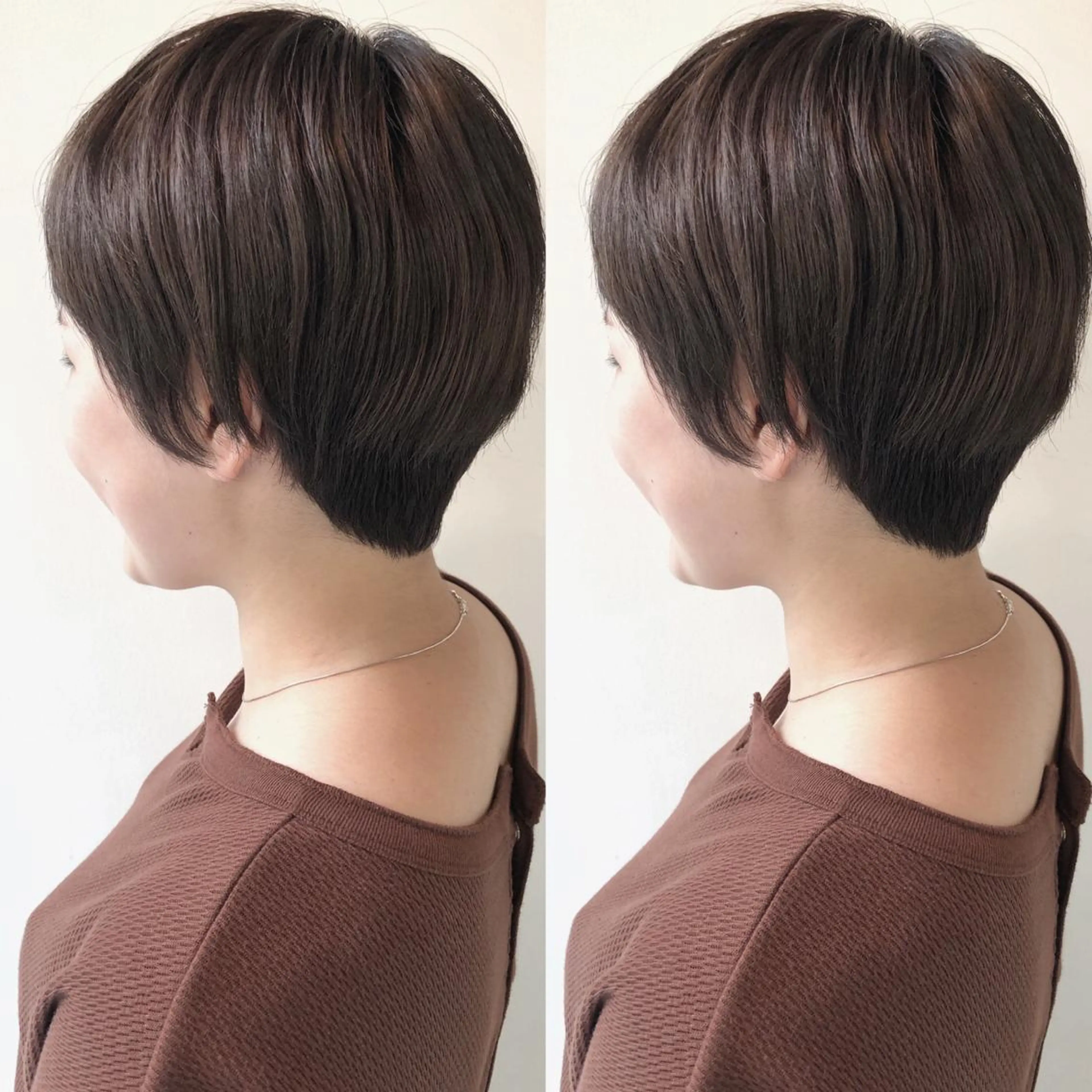 ショート カラー パーマ ヘアアレンジ ベージュカラー マニッシュショート ショートヘア Mira by greenのヘアスタイル
