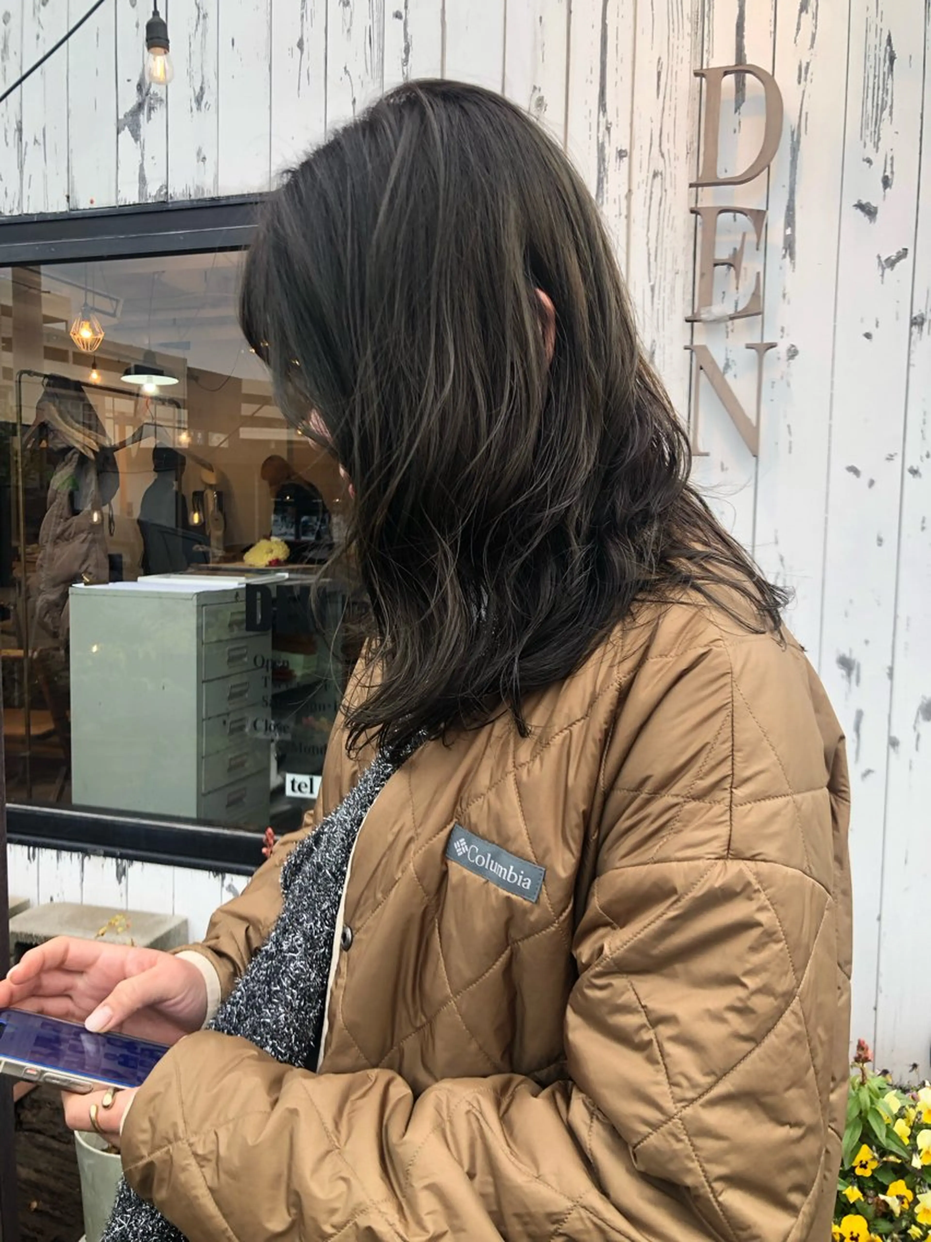 セミロング カラー デザインカット🎨 ボブ🫟おざきのヘアスタイル