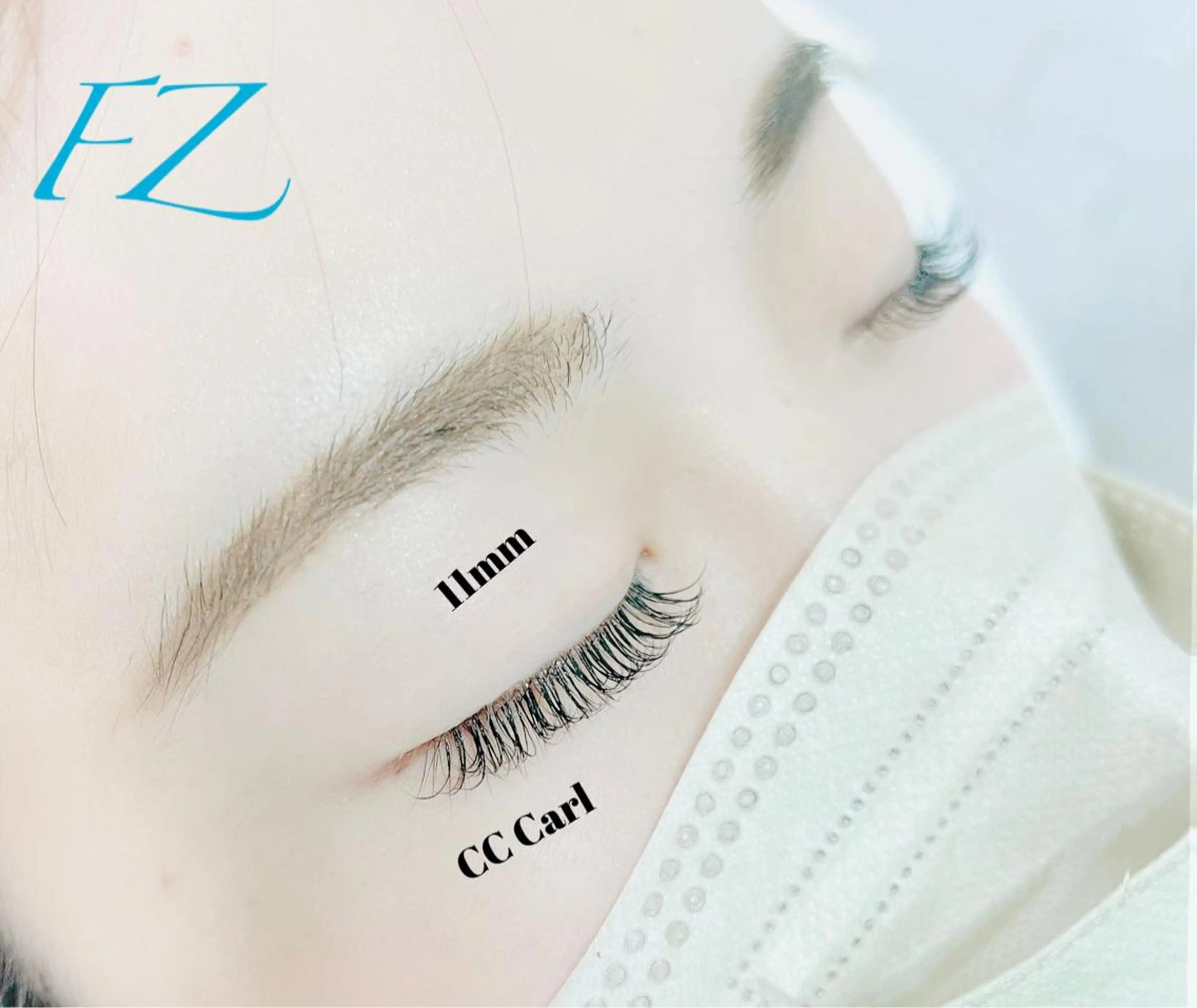 マツエク・マツパ ケラチンラッシュリフト バインドロック 束感まつ毛 Cカール キュート マツエク eyelash presh yukaのマツエク・マツパデザイン