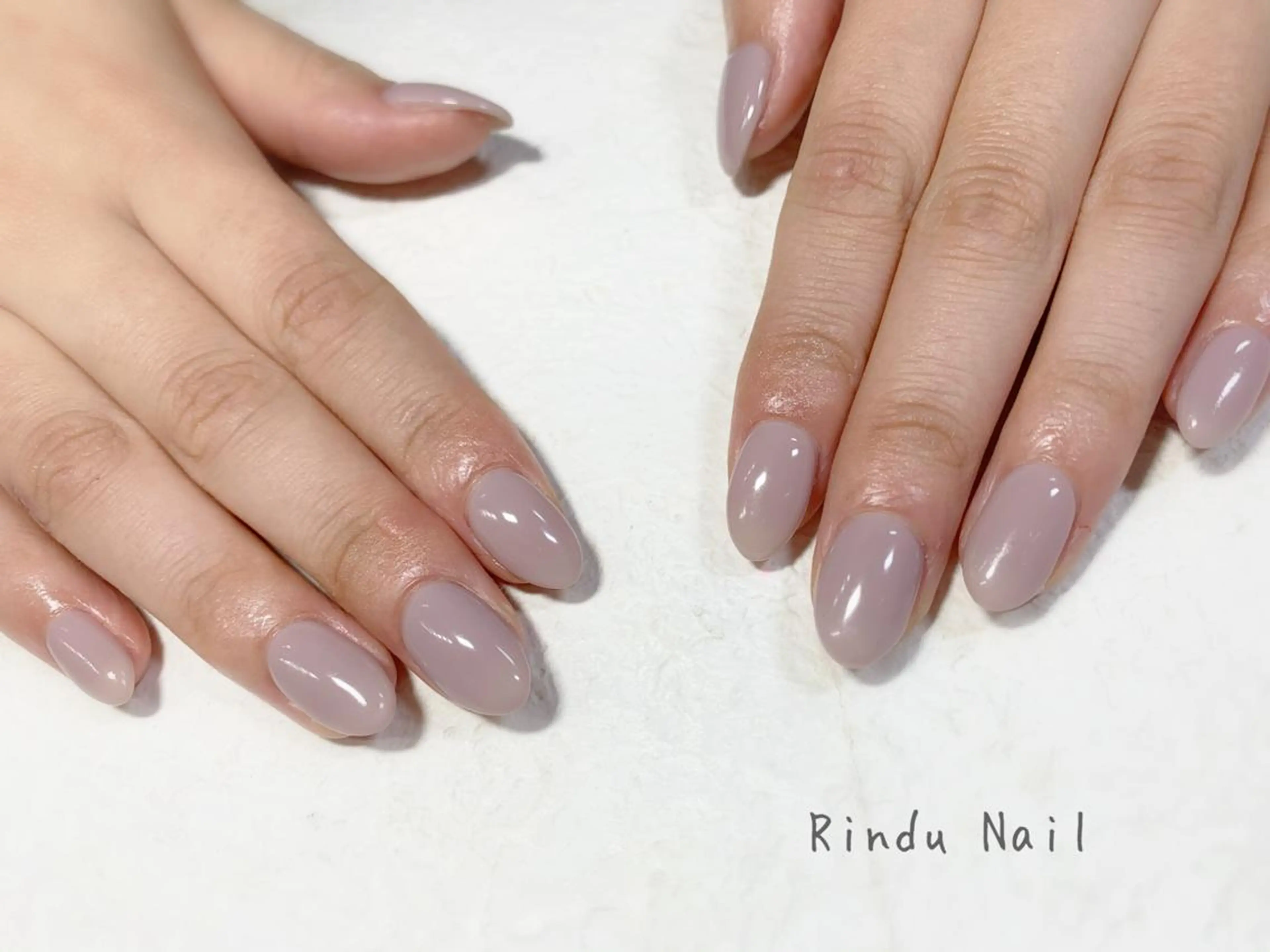 ネイル ワンカラーネイル Rindu Nail 名駅miniのネイルデザイン