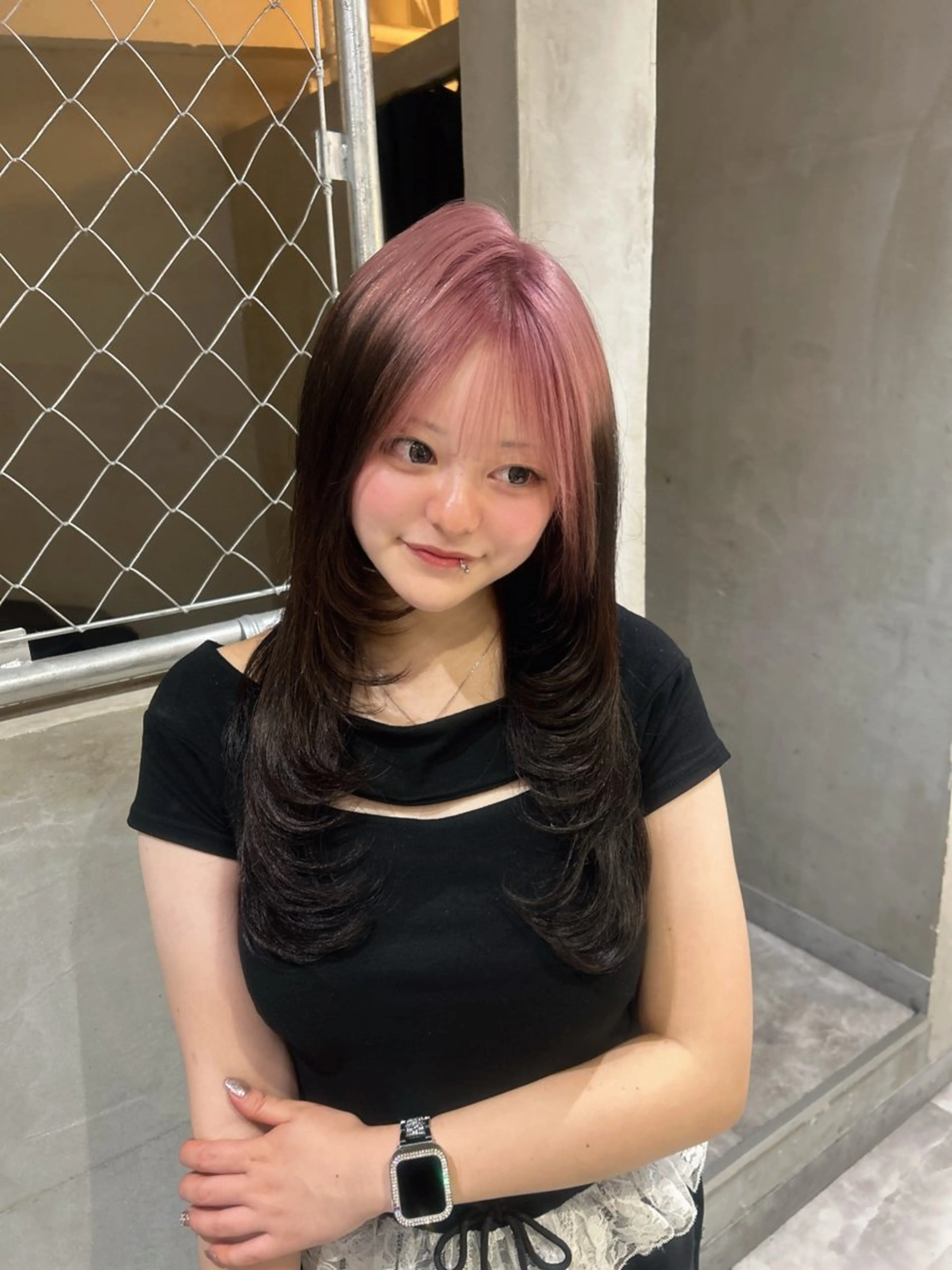 カラー カット ヘアカラー トリートメント ブリーチなしwカラー /韓国ヘア/きららのヘアスタイル