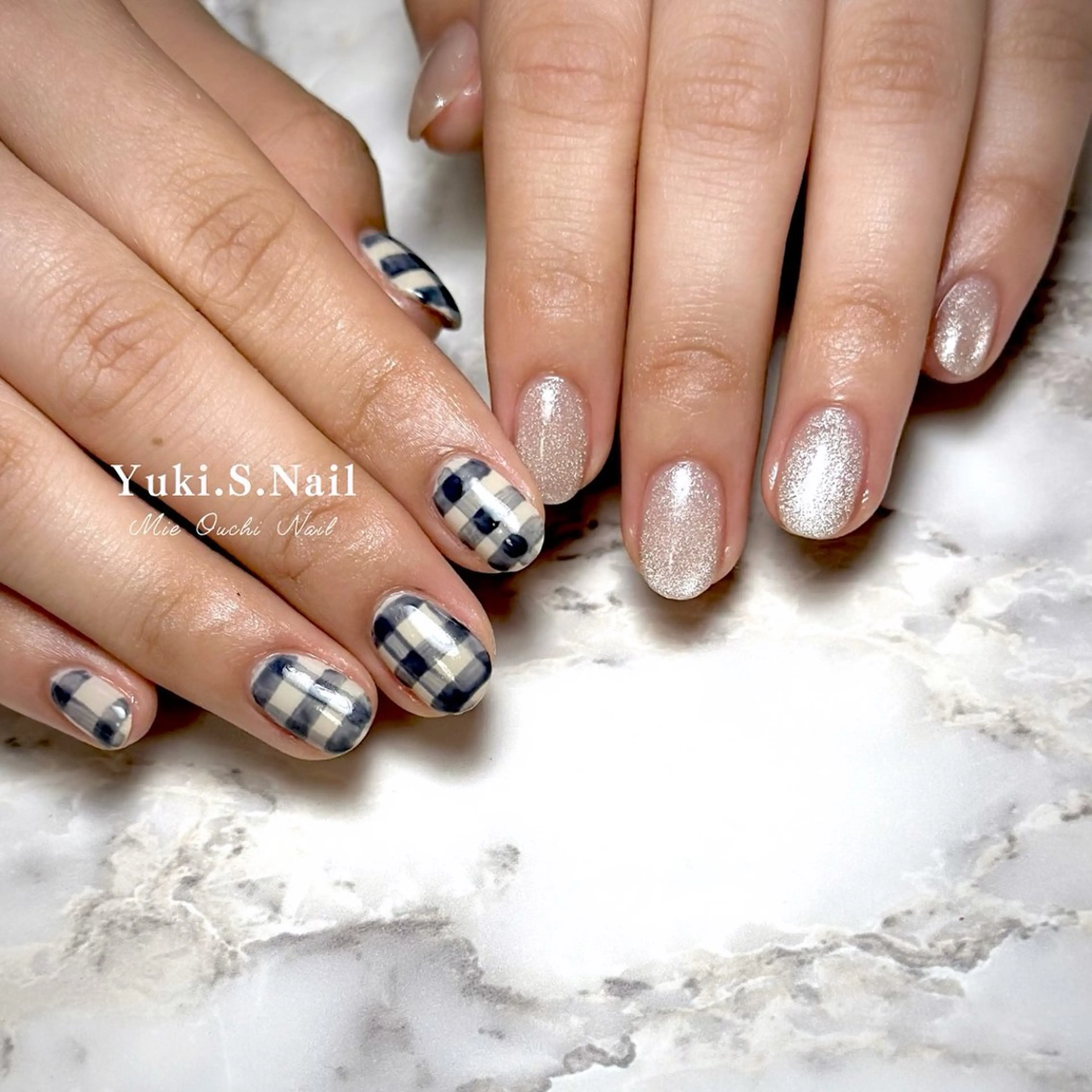 ショート ハンドネイル Yuki S.Nailのネイルデザイン