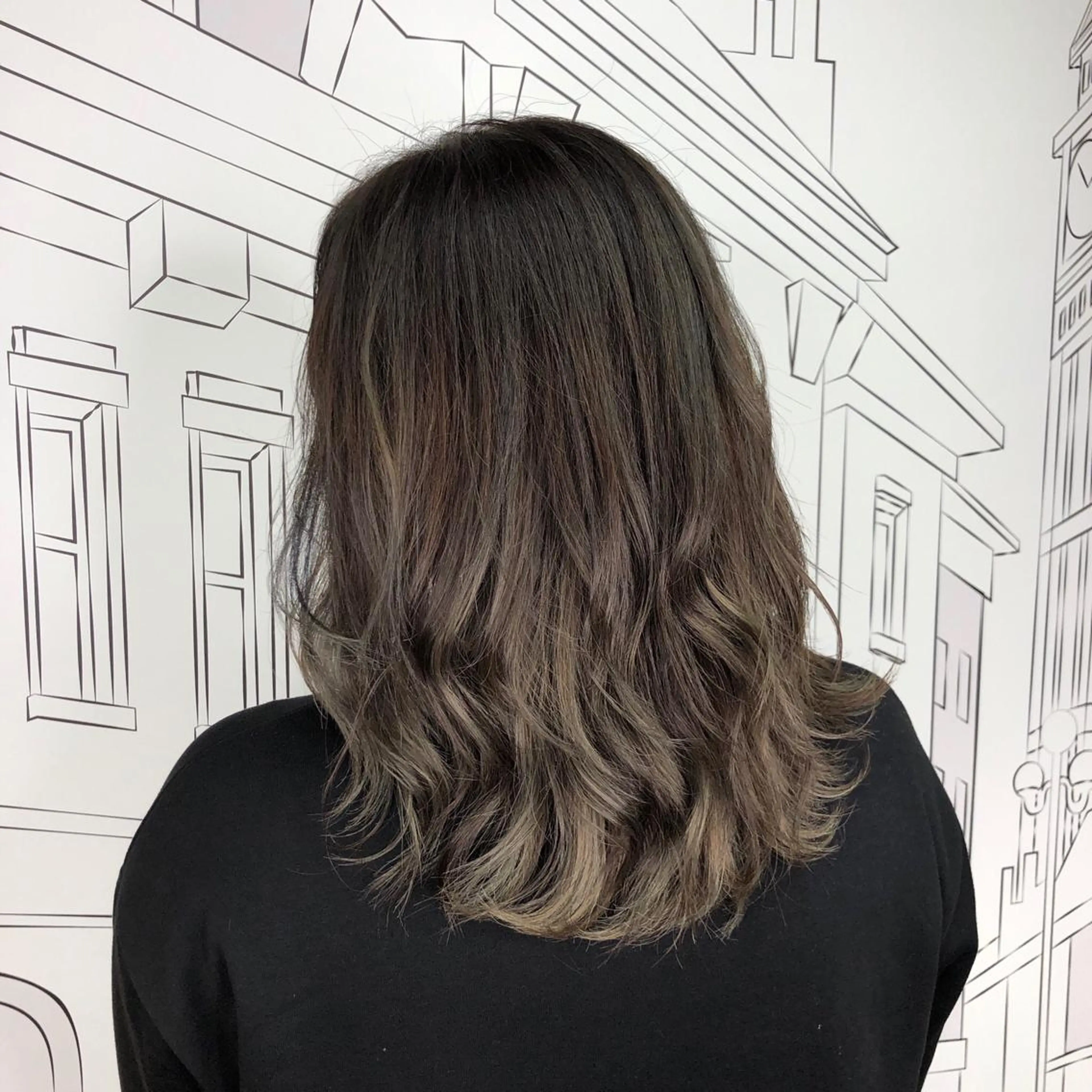 セミロング カラー レイヤー,ボブ / 彩未のヘアスタイル