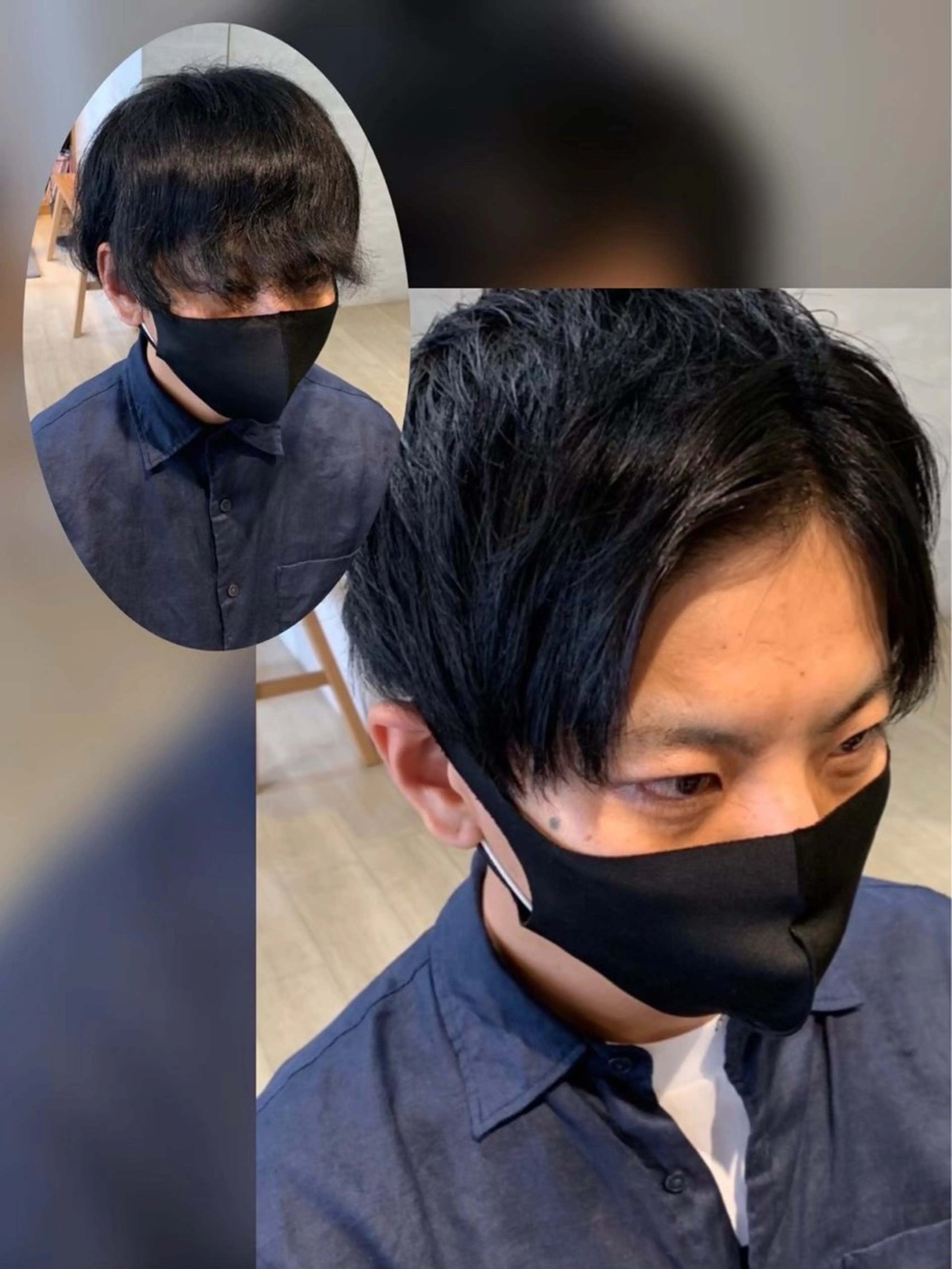 🏀メンズカット+前髪縮毛矯正🏀炭酸シャンプー付き‼️の写真