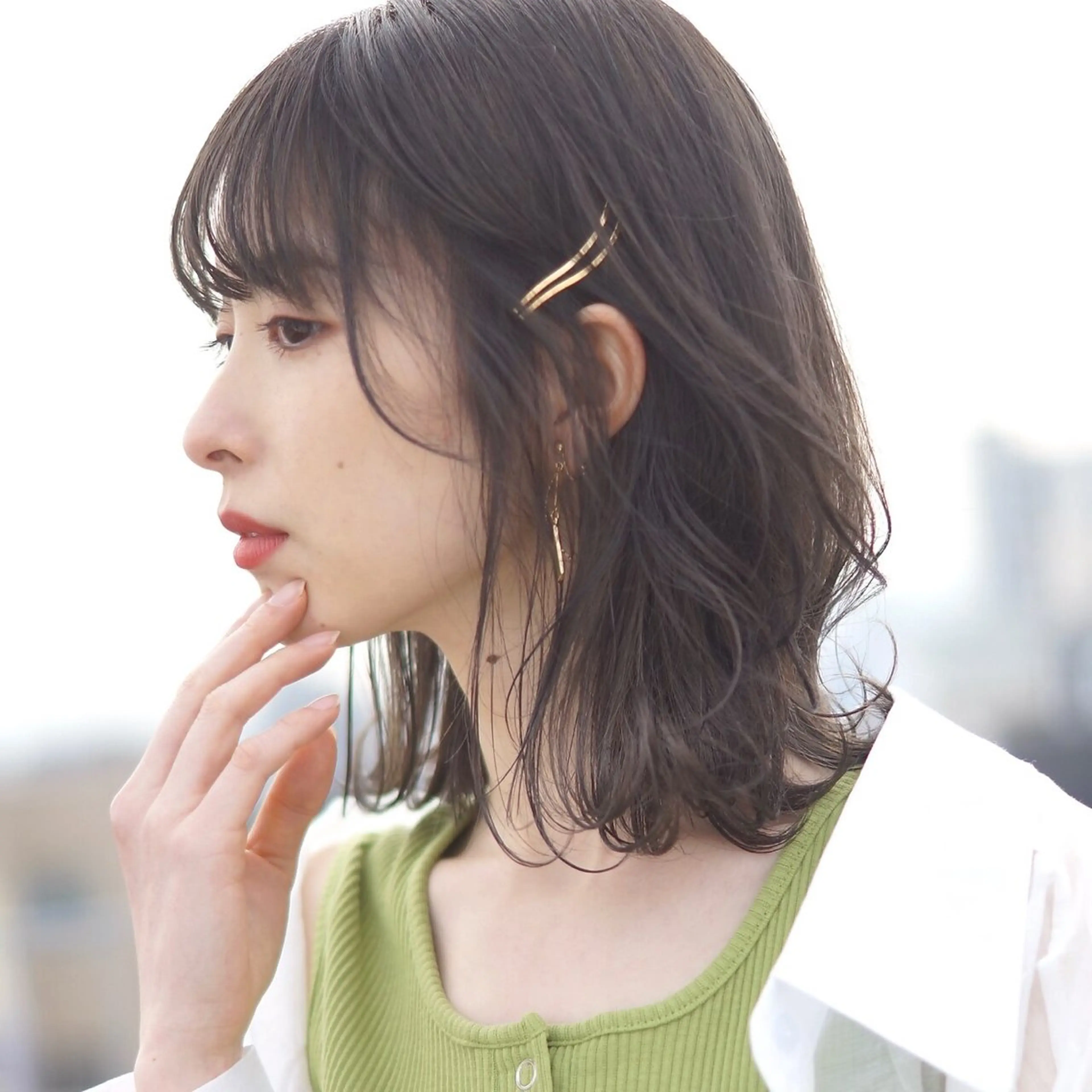 パーマ カット ヘアカラー 縮毛矯正 トリートメント hoNua. 栄/透明感カラーのヘアスタイル