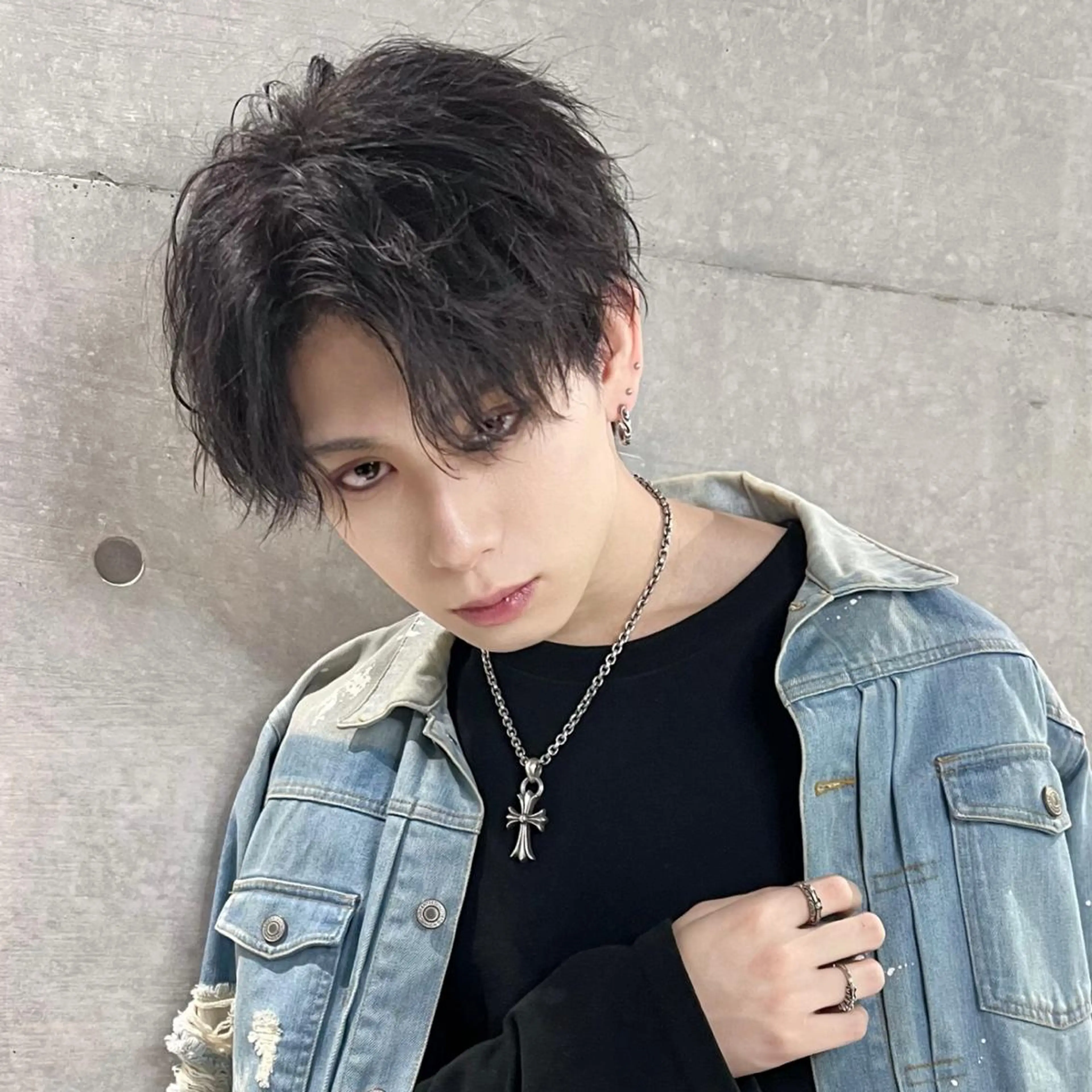 ショート パーマ メンズ センターパート カット パーマ Rea men's 原宿所属・藤井優大 店舗異動しましたのその他イメージ