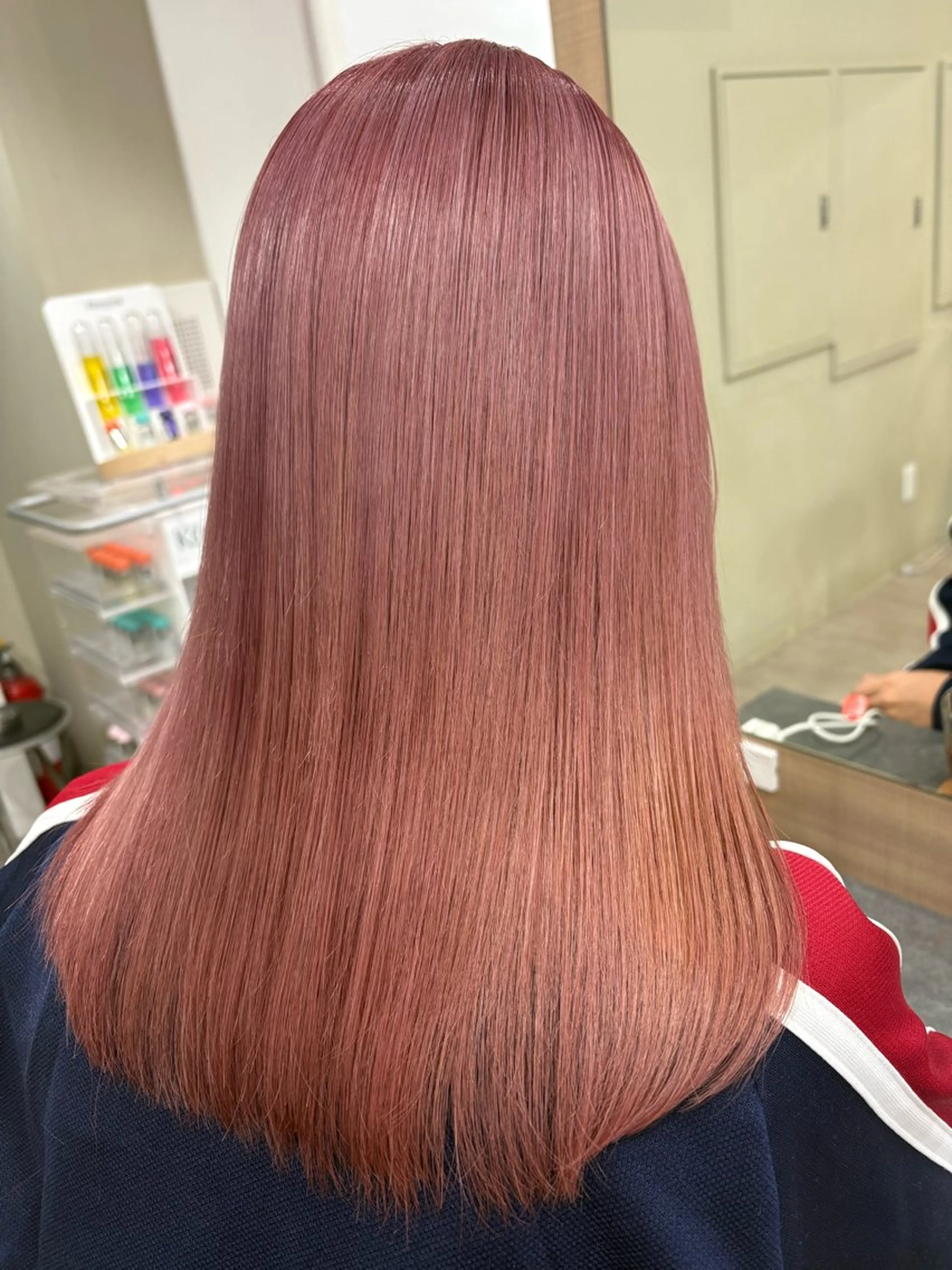 セミロング ヘアカラー 横浜lapis amaneのヘアスタイル