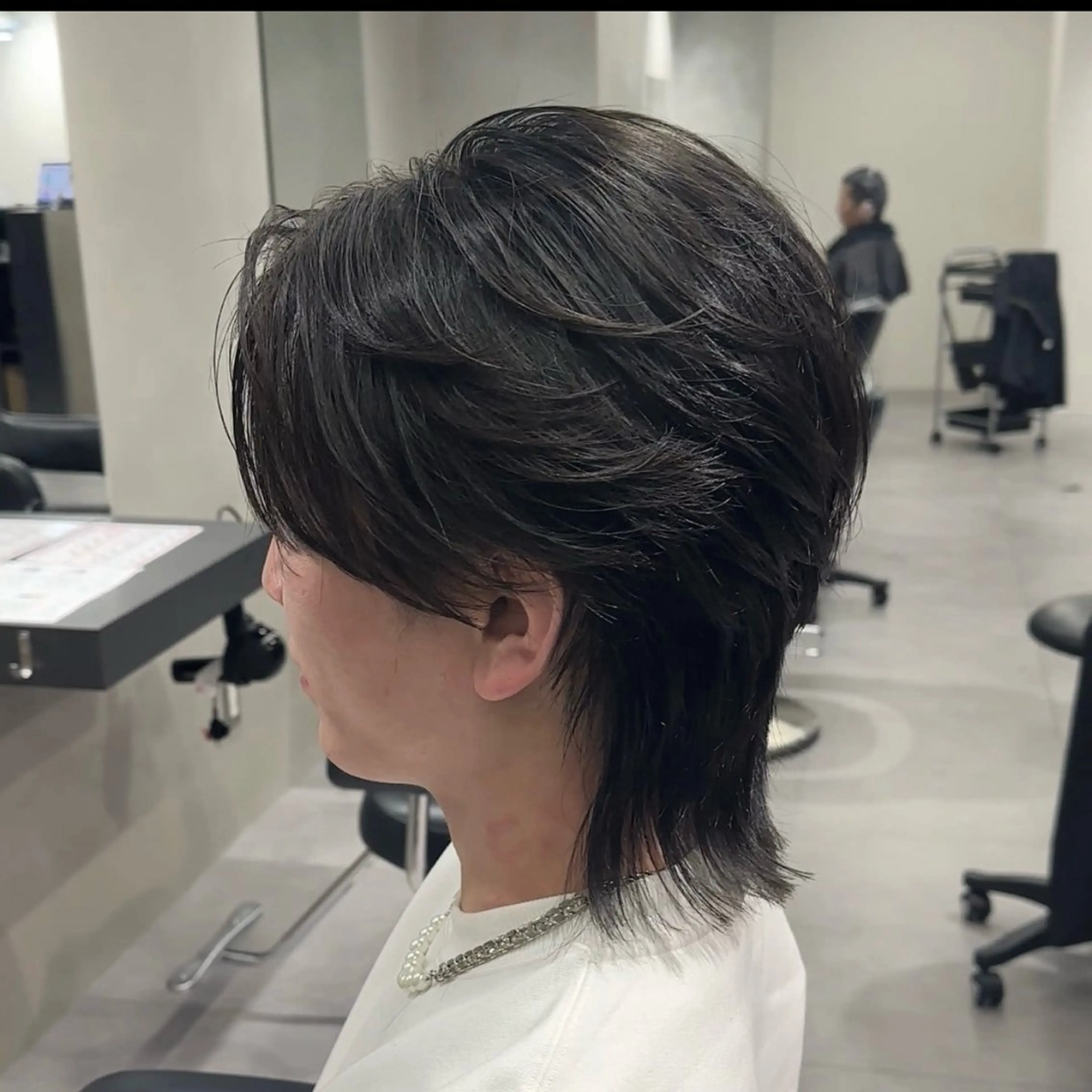 ショート パーマ メンズ カット パーマ 🐺ウルフ特化🐺 毛流れパーマ/Ryoのヘアスタイル