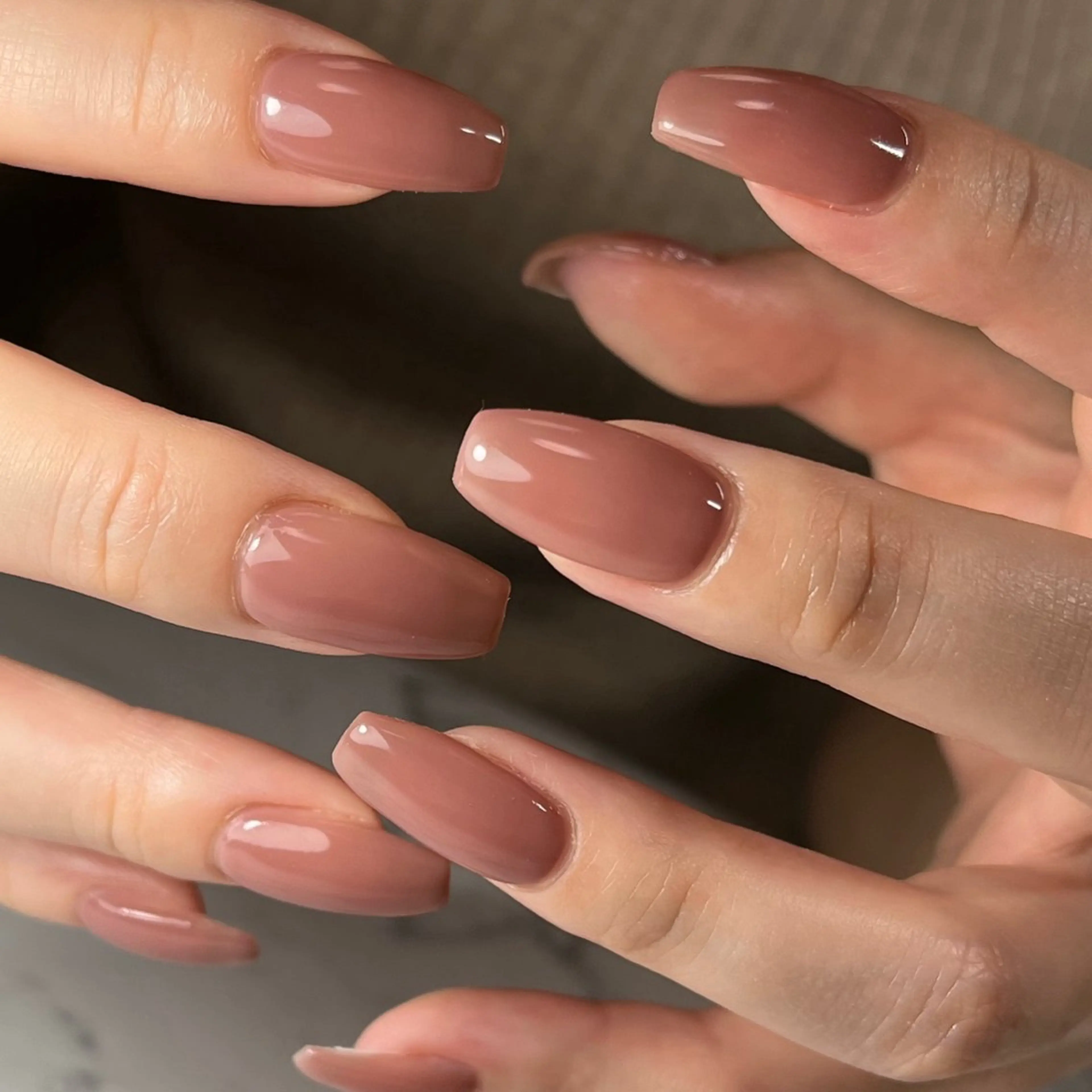 ネイル ジェルネイル ワンカラーネイル パラジェル ピンク シンプルネイル ハンドネイル NAIL NOWのネイルデザイン