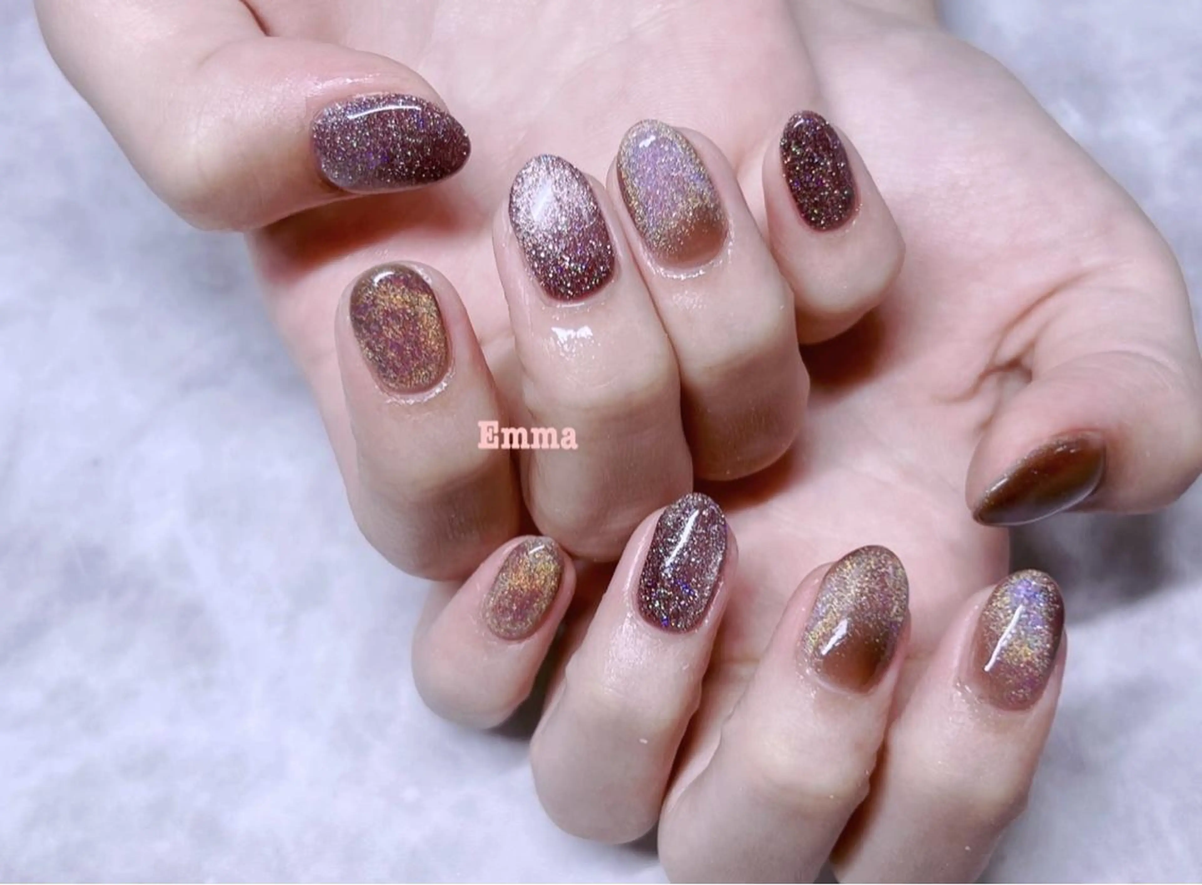ネイル マグネットネイル She   Nail所属・ISA_ BELLAのネイルデザイン