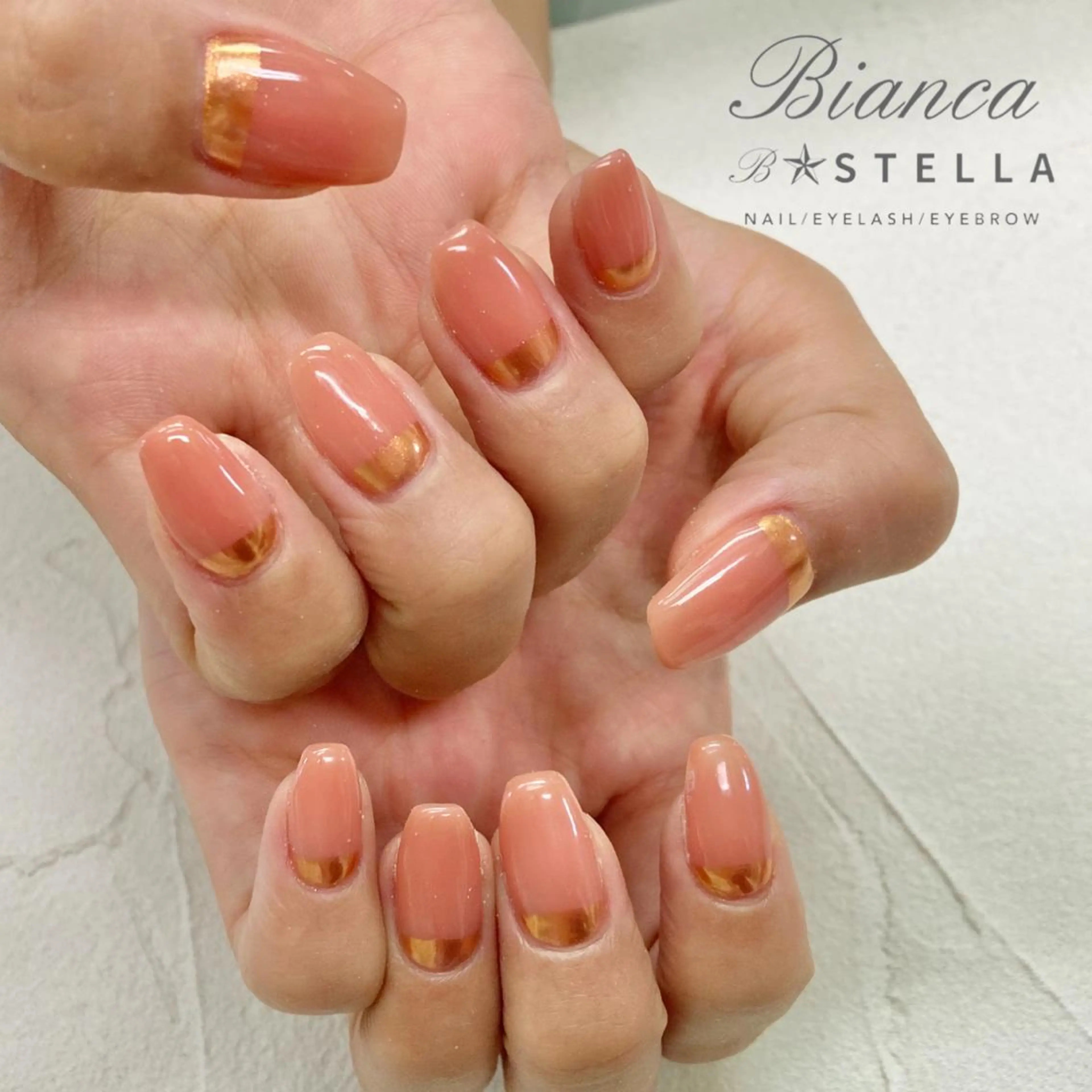 ネイル ミラーネイル ハンドネイル Mojyam nail所属・松本 実咲のネイルデザイン