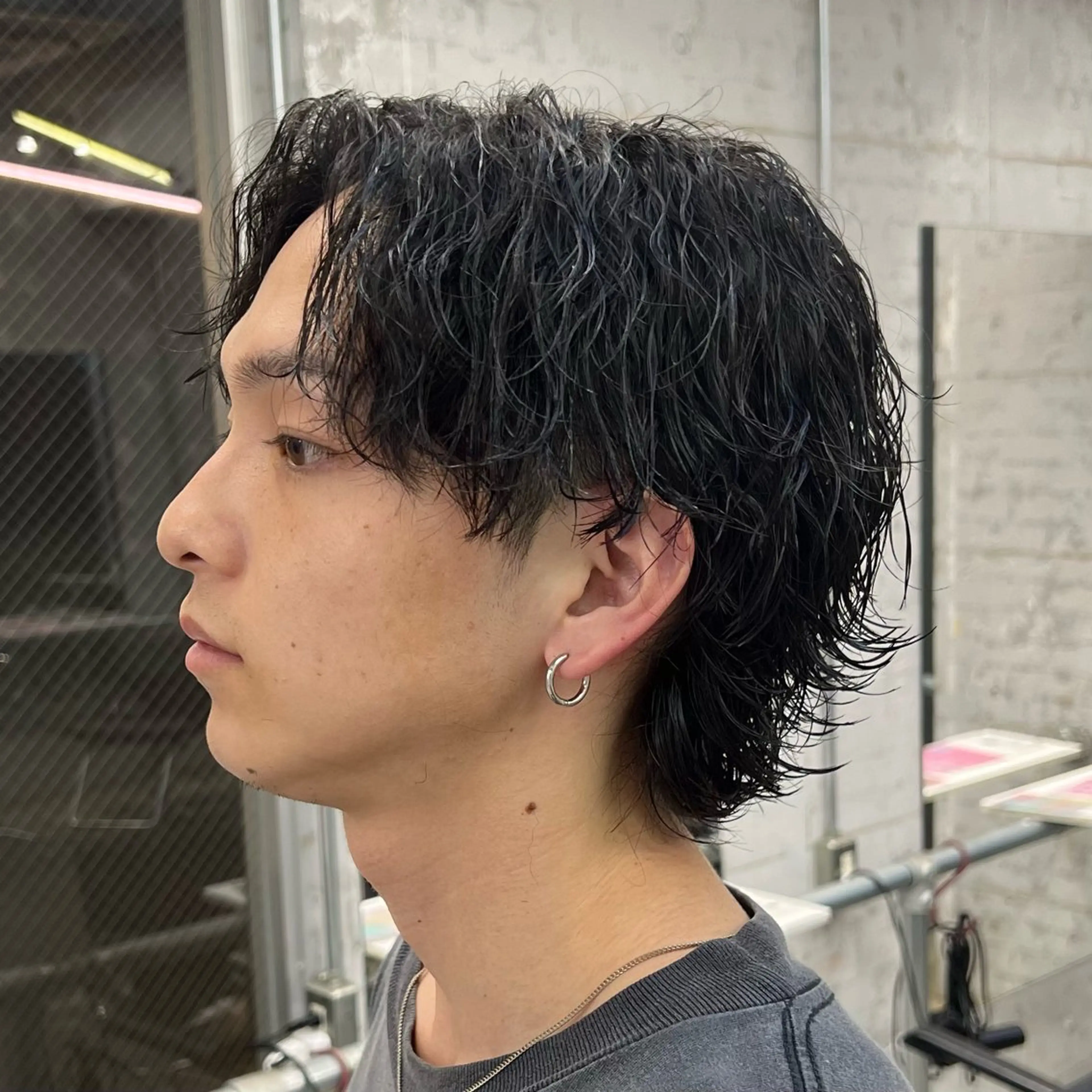 ショート パーマ メンズ 似合わせパーマ/ 艶髪矯正/文哉のヘアスタイル