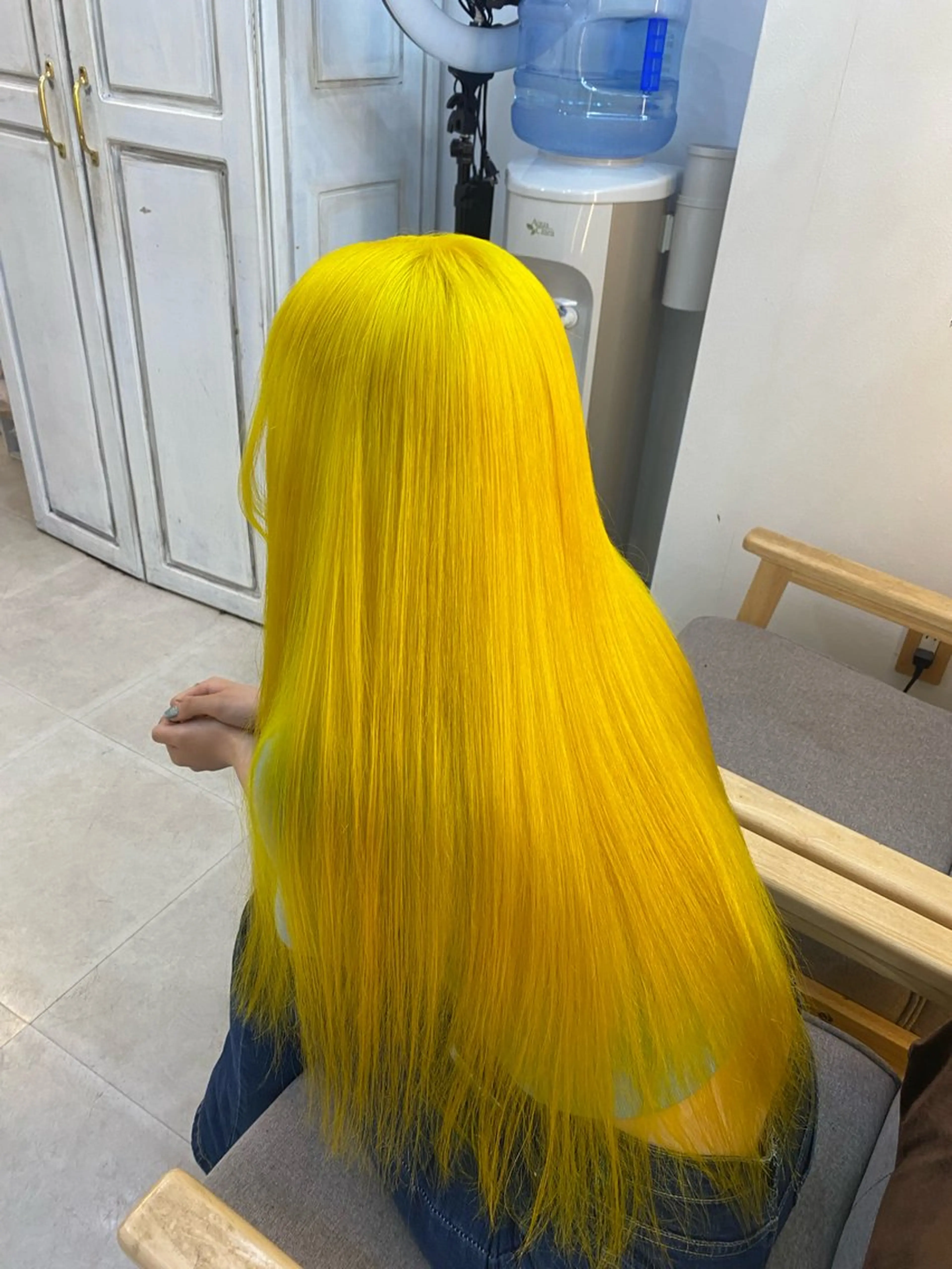 ロング カラー ブリーチ ケアブリーチ デザインカラー ハイトーンカラー インナーカラー GISEL 小倉のヘアスタイル
